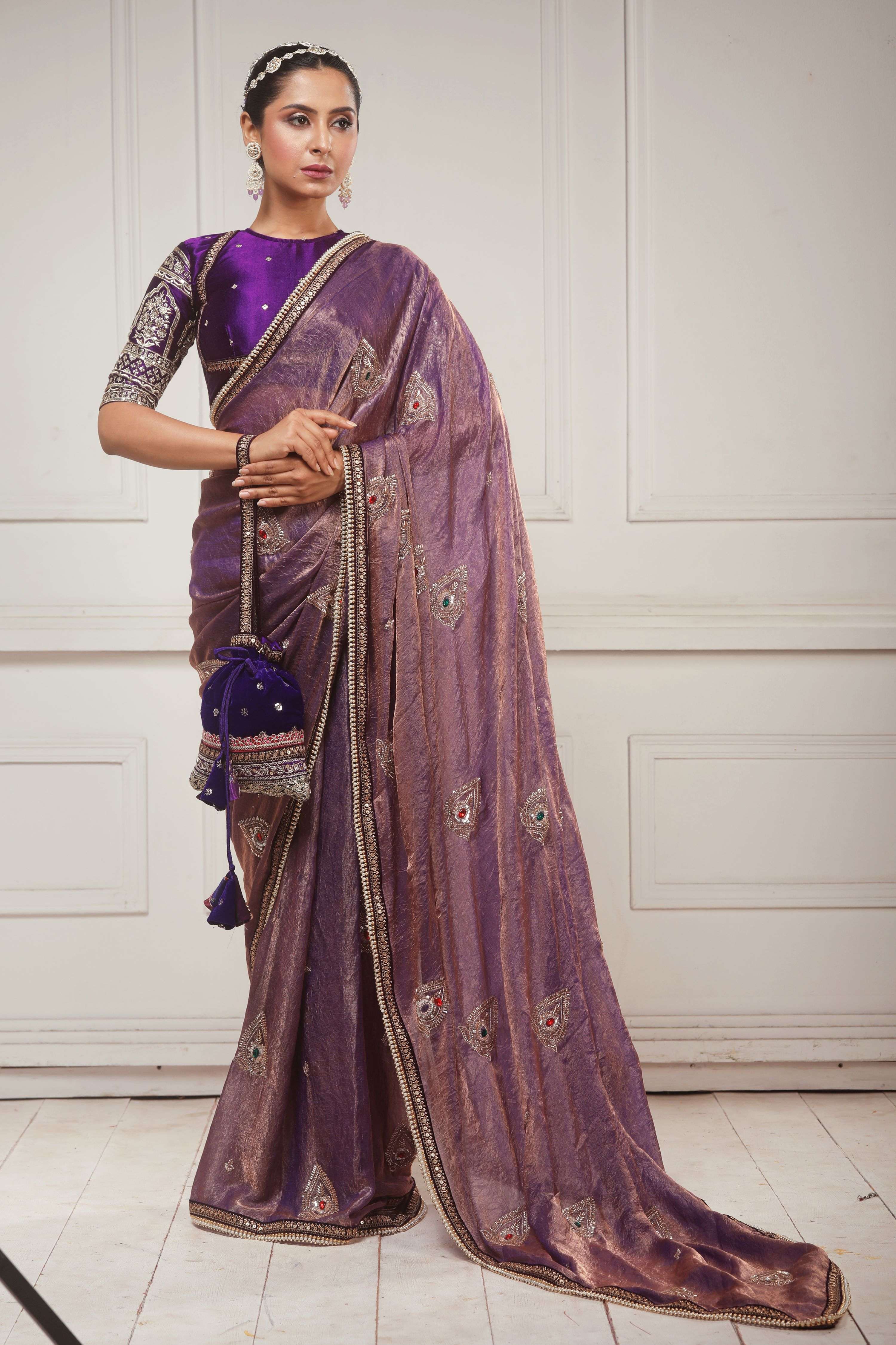 MEHFIL MUSE SAREE WITH TIMELESS TEMPTATION BLOUSE
