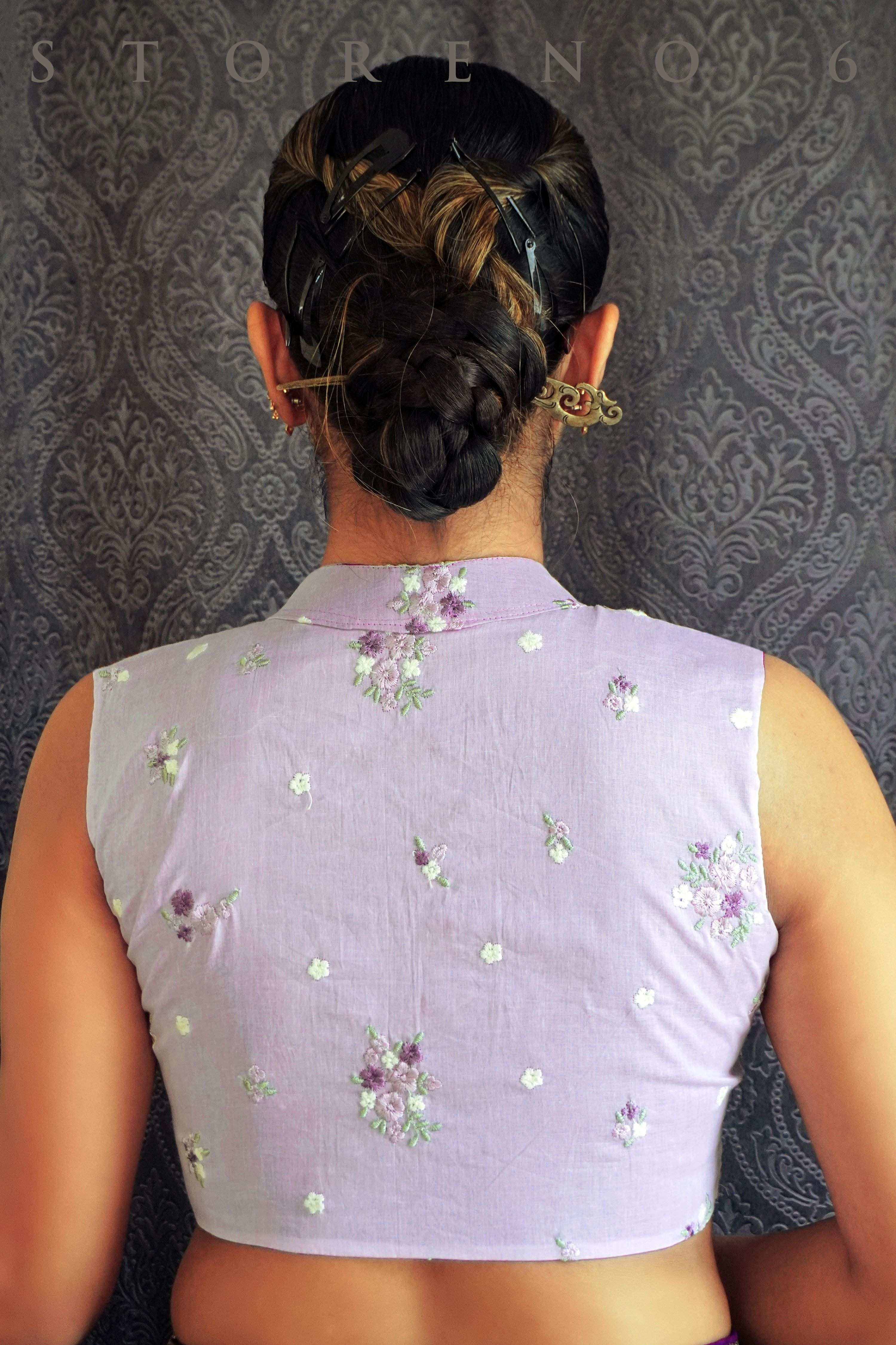 VIOLET WHISPER BLOUSE