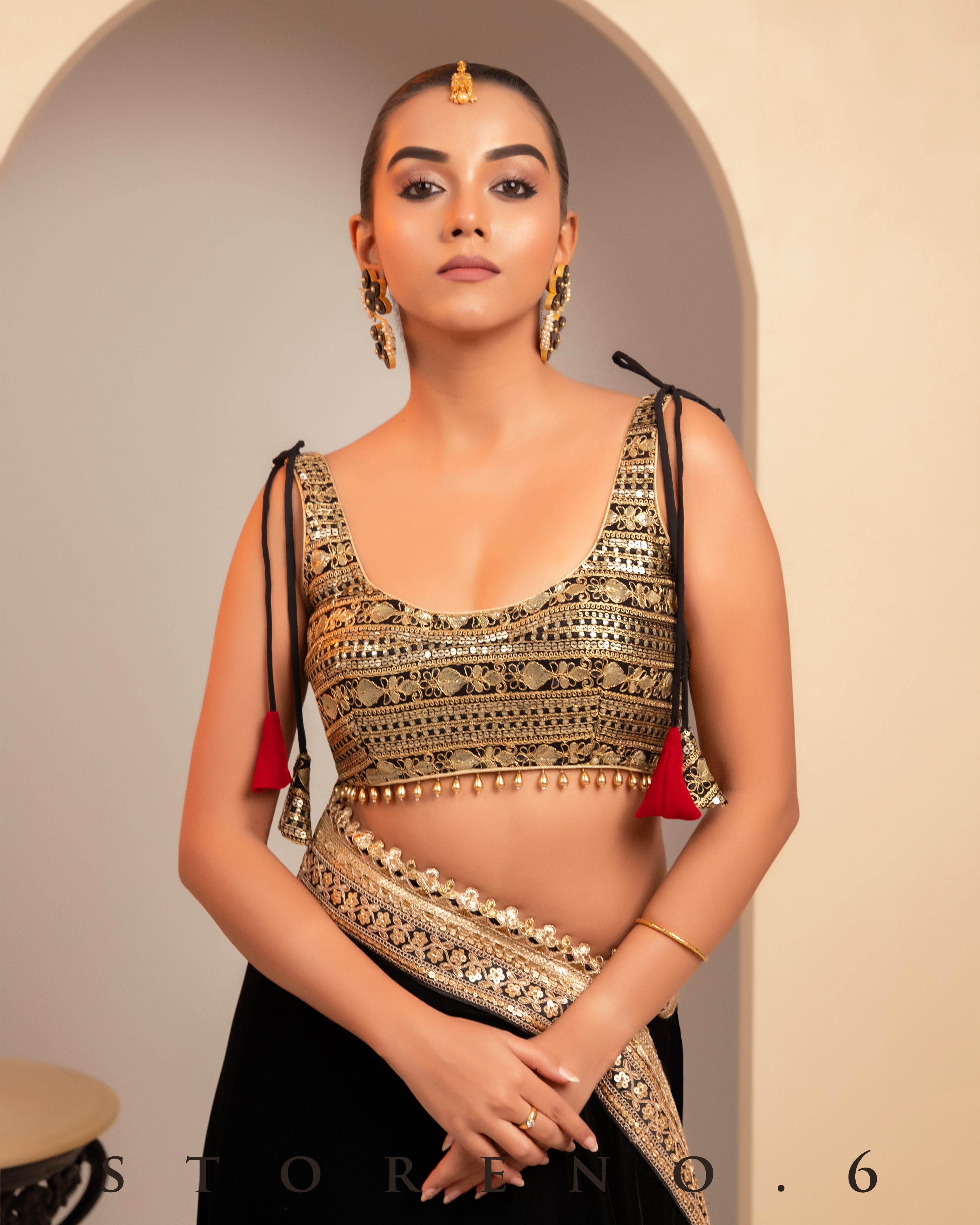DYNAMIC DARLING SAREE WITH LYRICAL LULU BLOUSE
