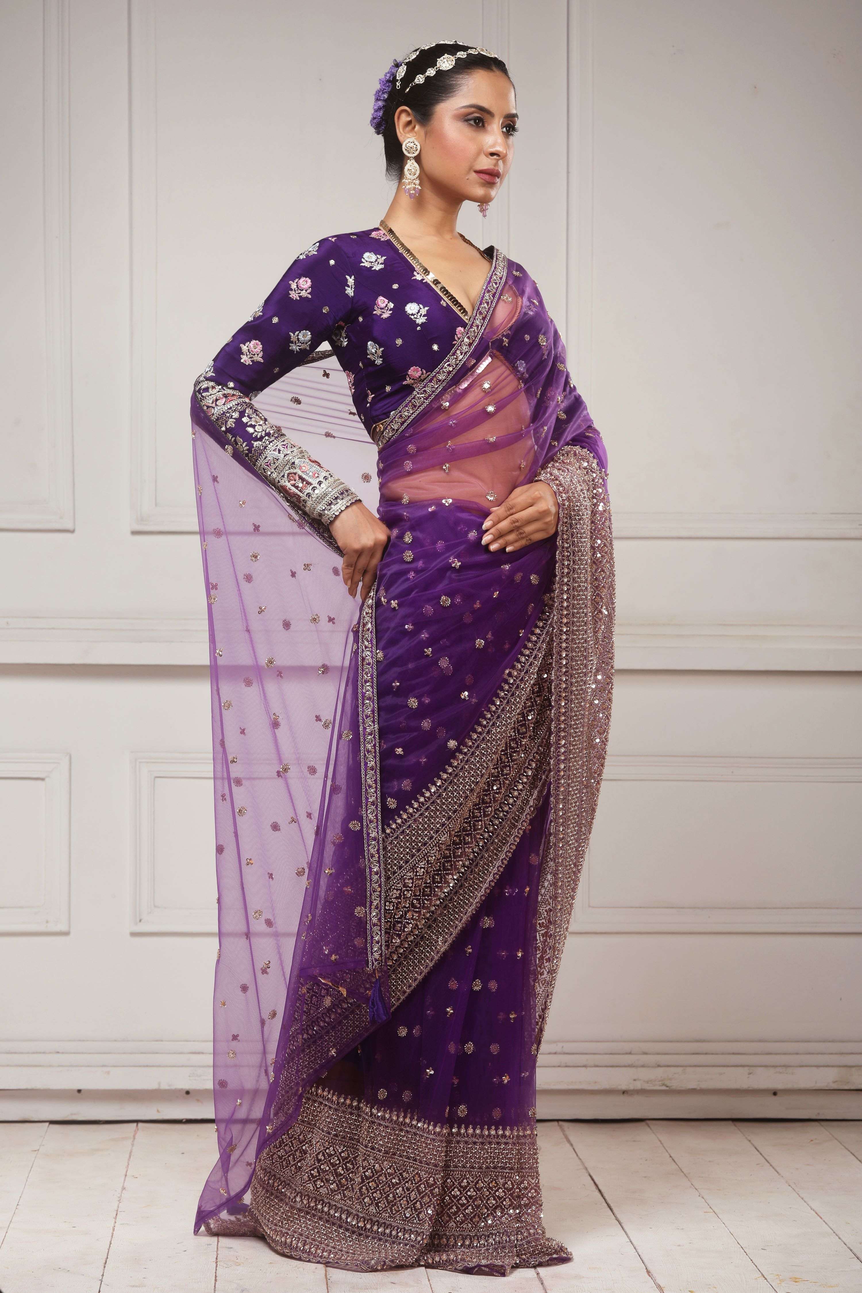 MAJESTIC CHANDELIER SAREE