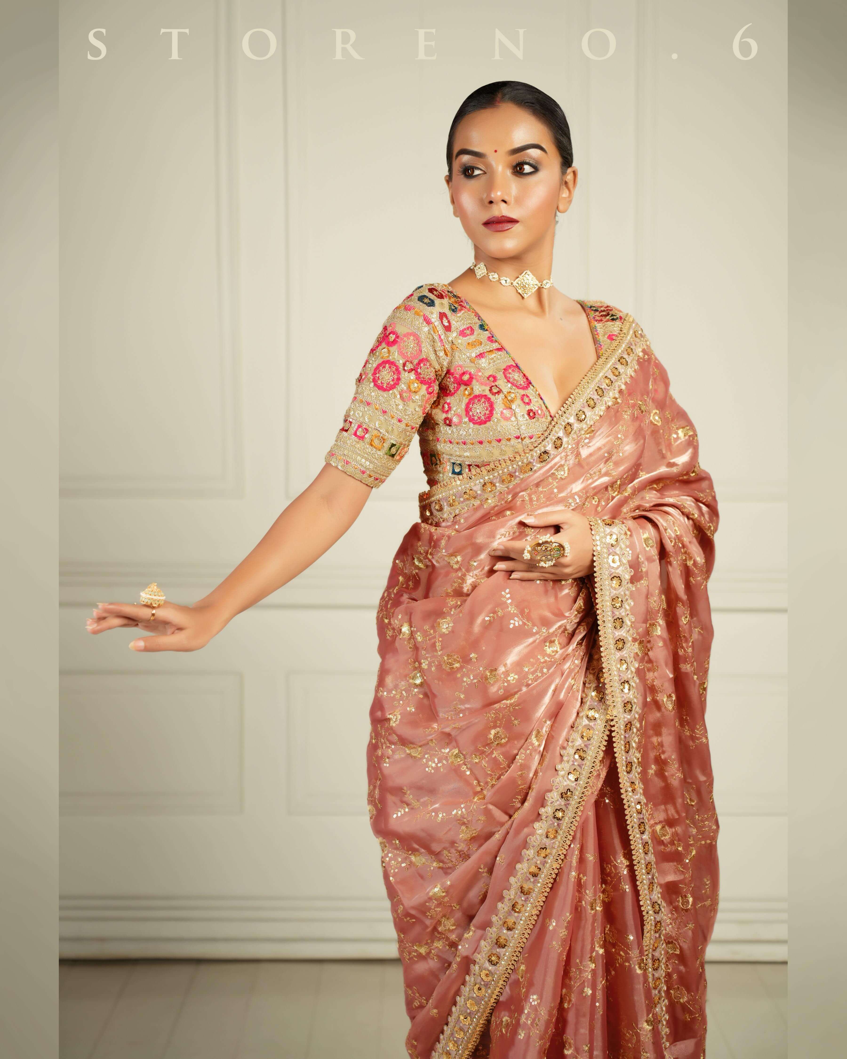 GUL KAARI SURMAI BLOUSE