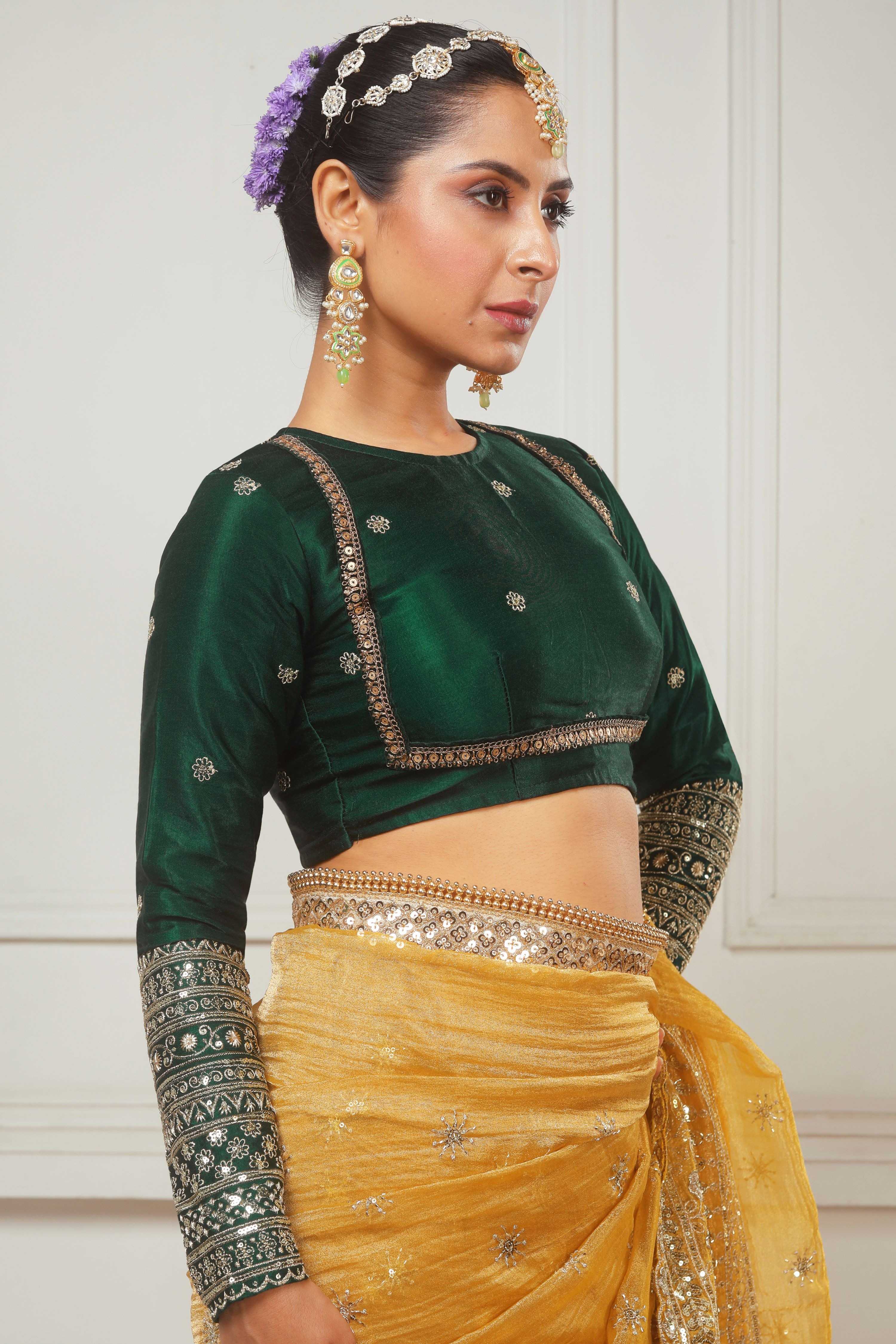 HONEY WILDFLOWER SAREE WITH ACE APPEAL CLASSIC BLOUSE