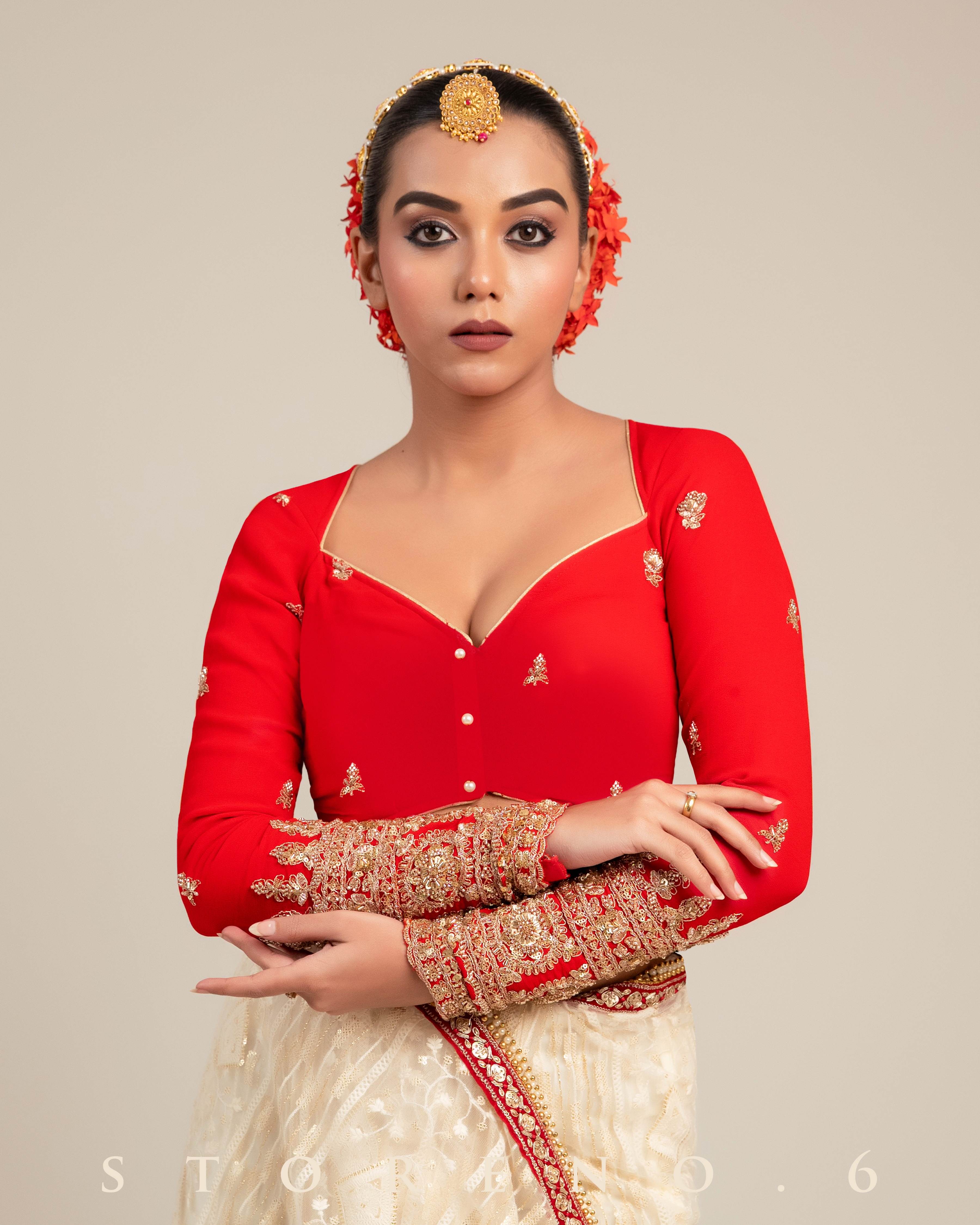 MOONLIT MUSE SAREE WITH MAGNETIC MUSE CLASSIC BLOUSE