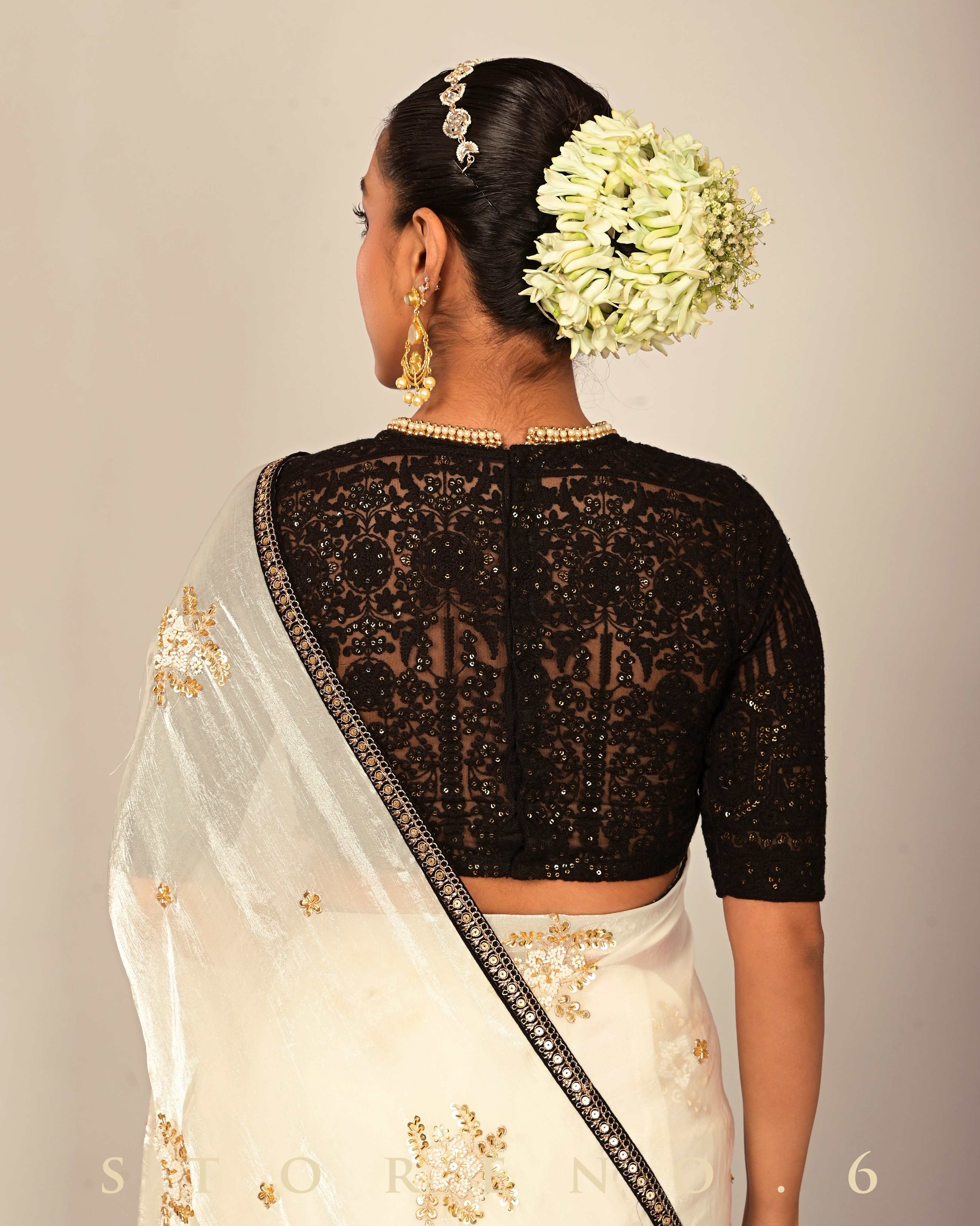 STELLAR SPLENDOR SAREE WITH DELUXE DESIRE BLOUSE