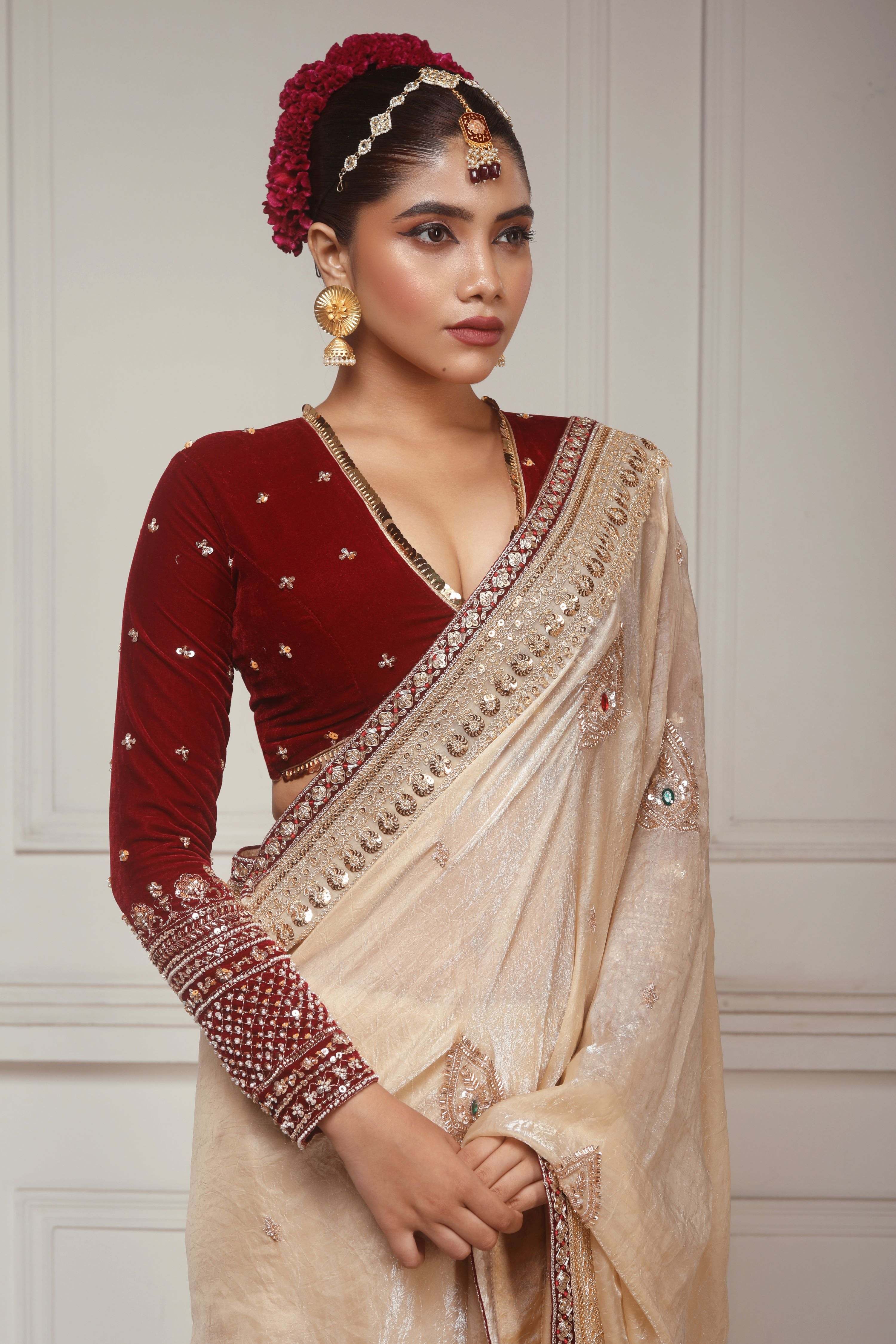GARNET GRANDEUR BLOUSE