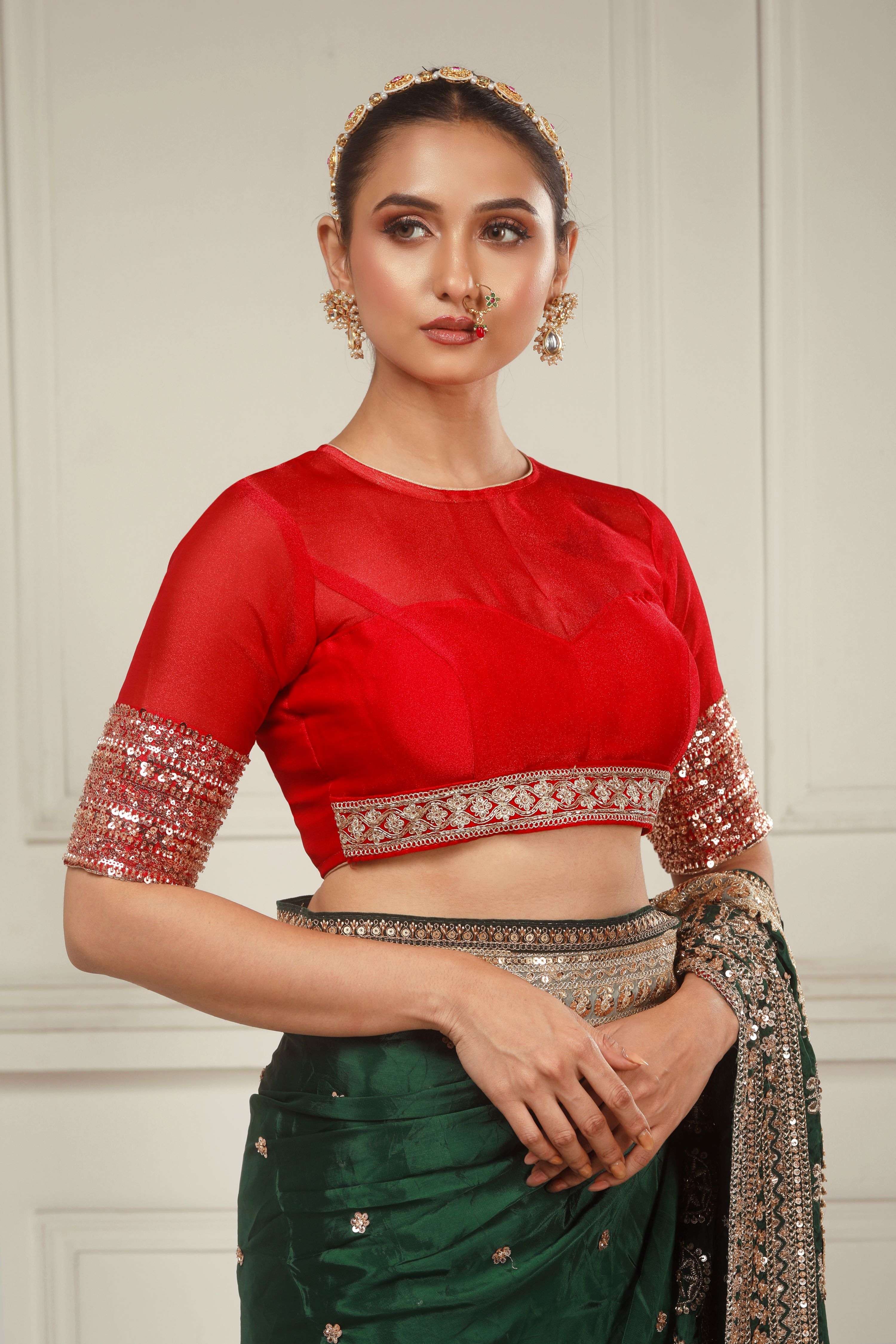 CRIMSON DESIRE BLOUSE