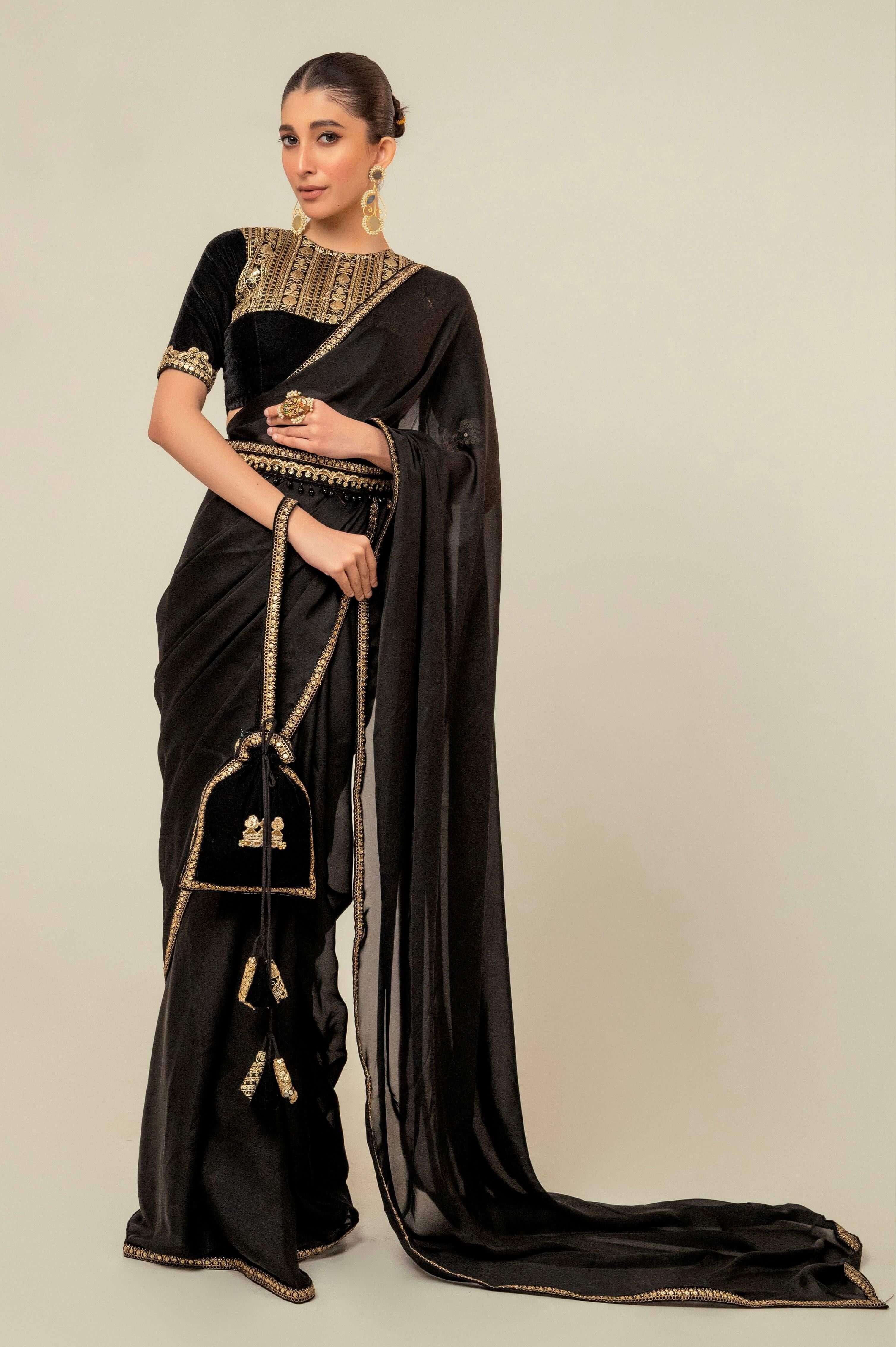 JEWEL JOY SAREE WITH OLD WORLD BLOUSE.