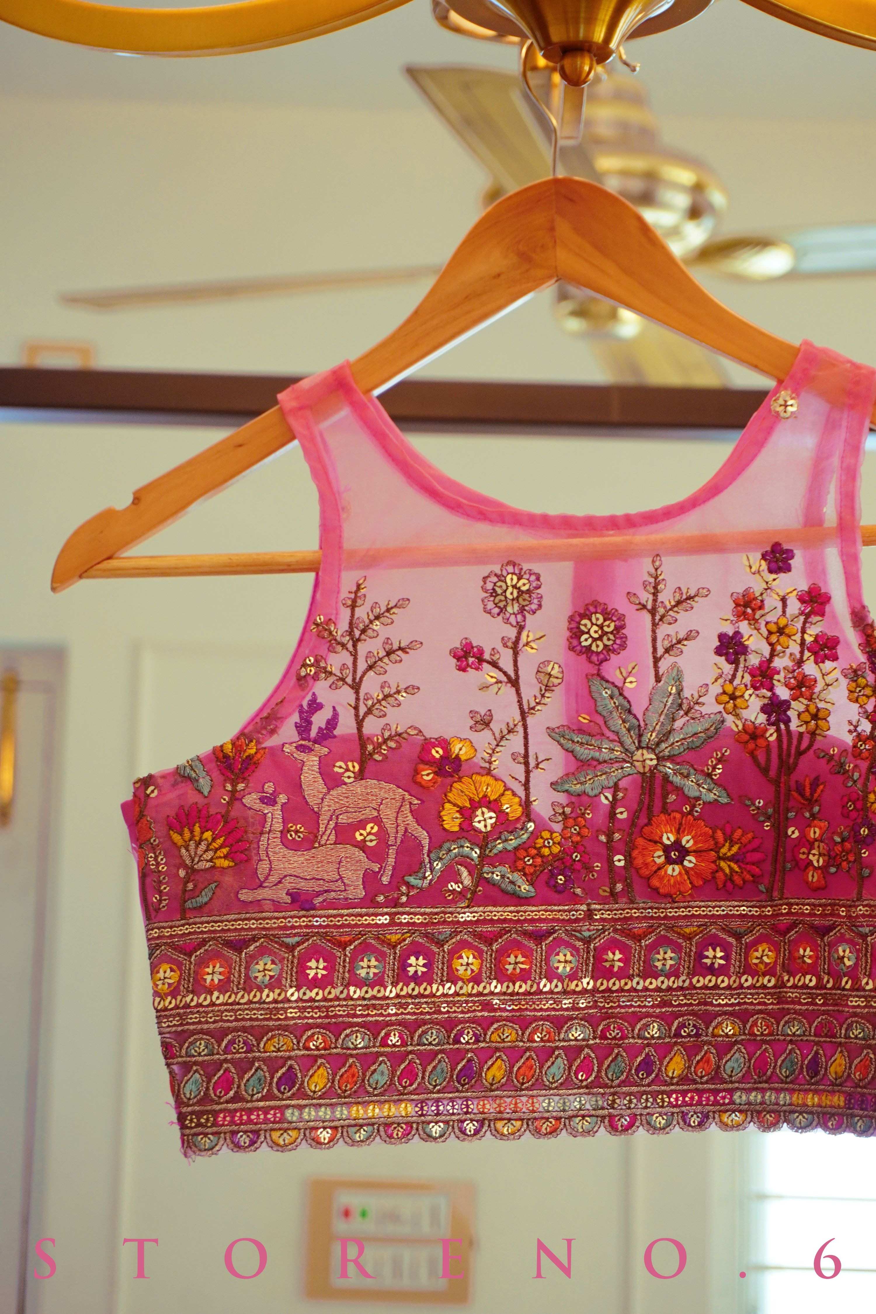 BLUSH HORIZON BLOUSE