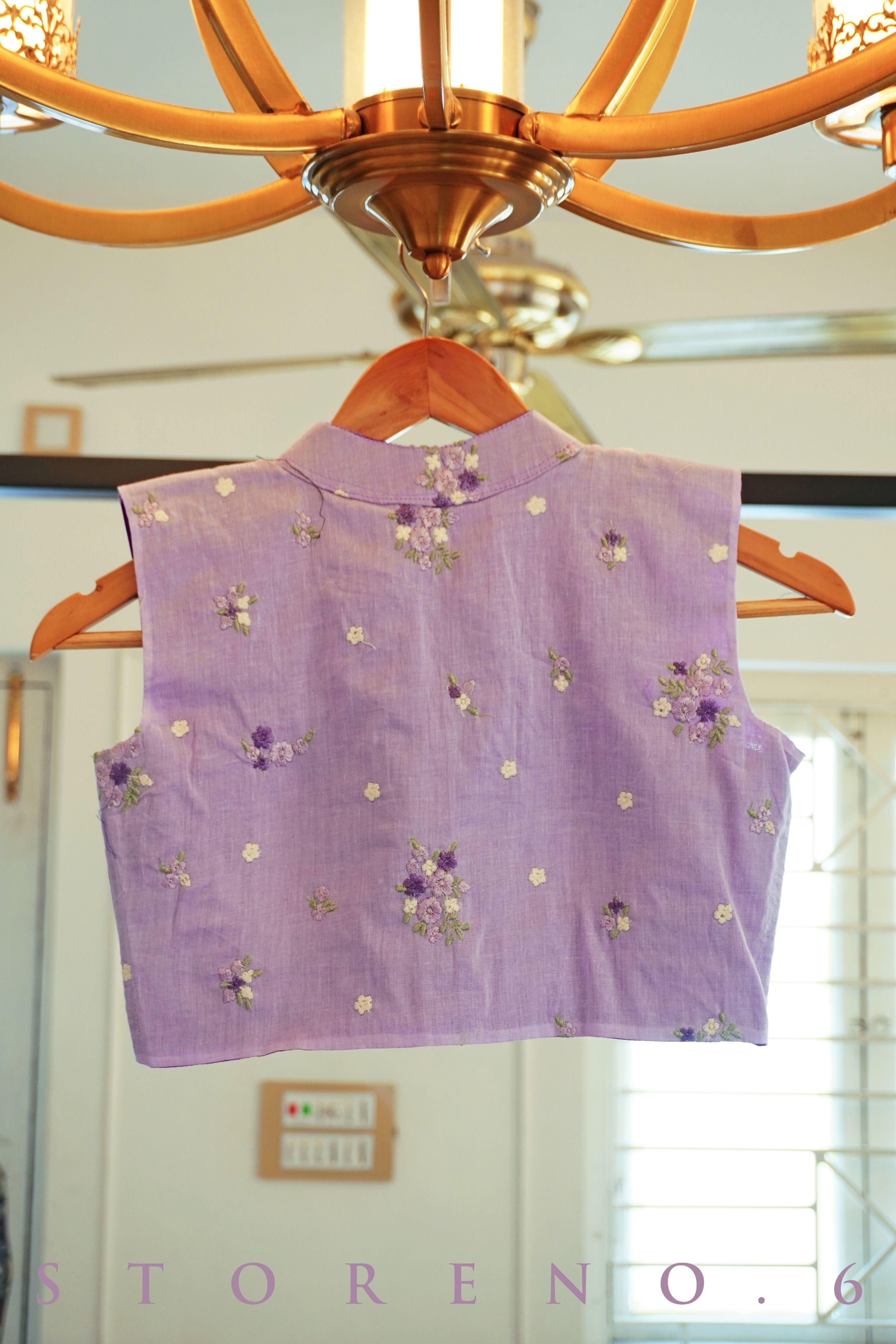 VIOLET WHISPER BLOUSE