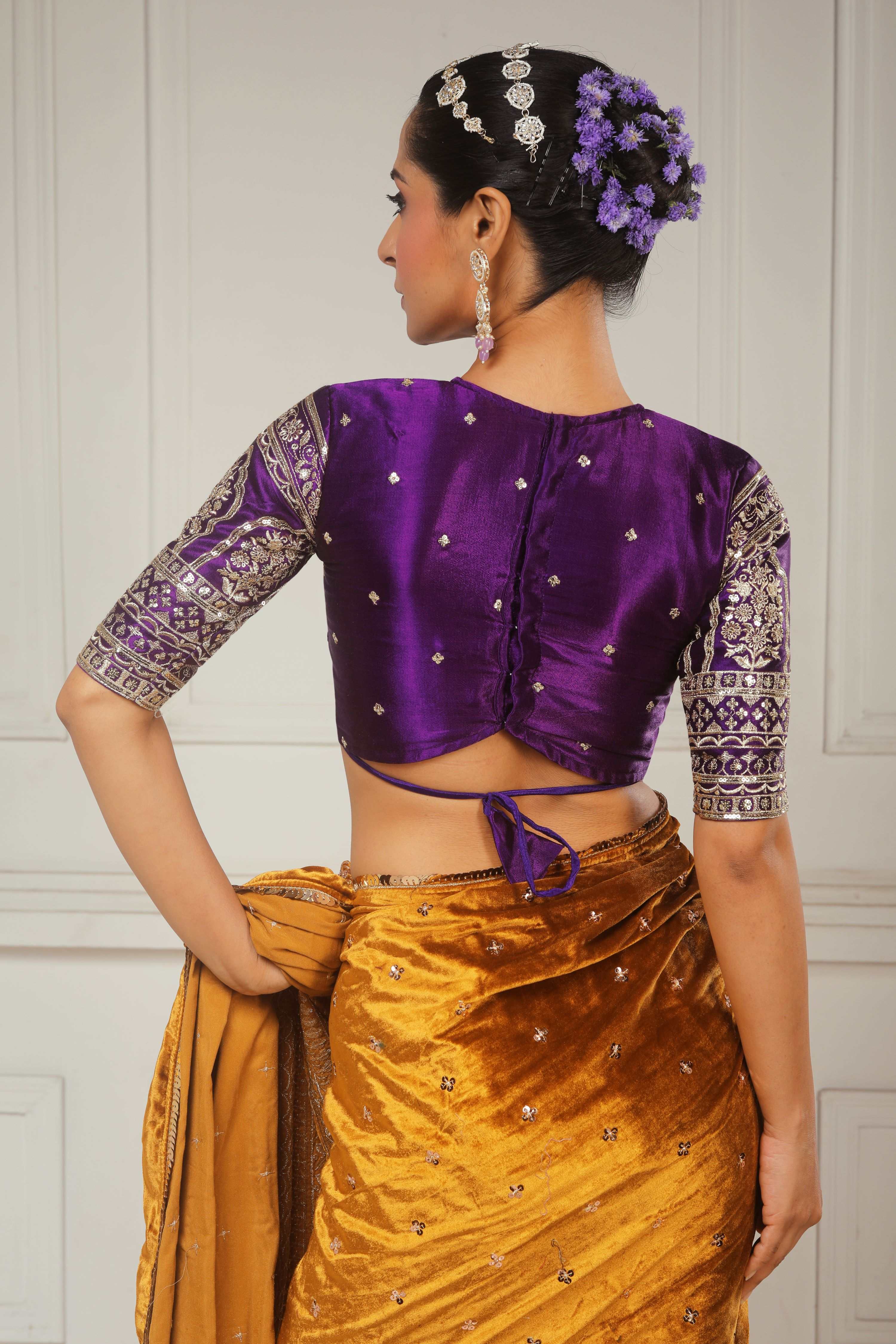 REGAL REIGN SAREE WITH TIMELESS TEMPTATION BLOUSE