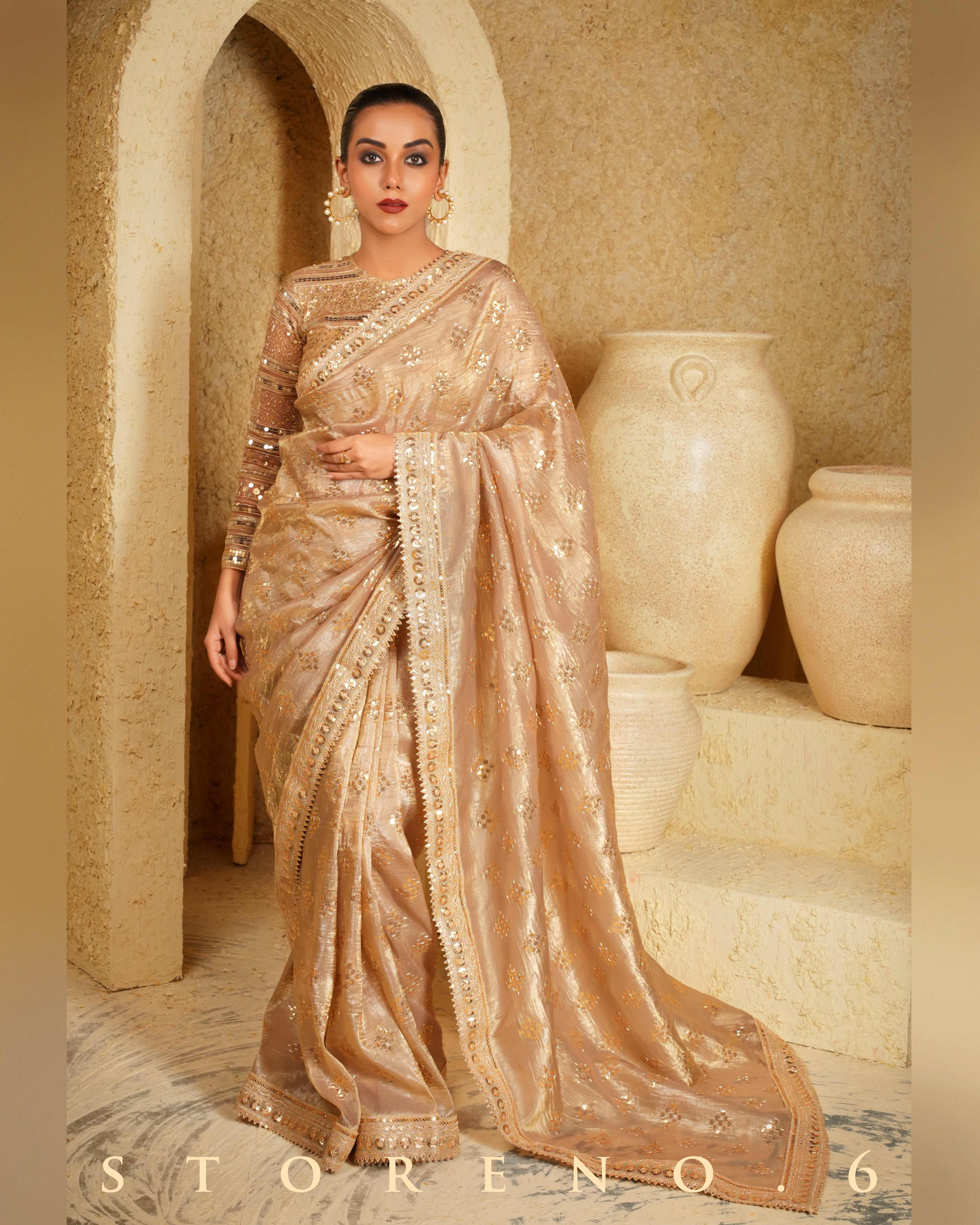 GOLD GARNISH BLOUSE