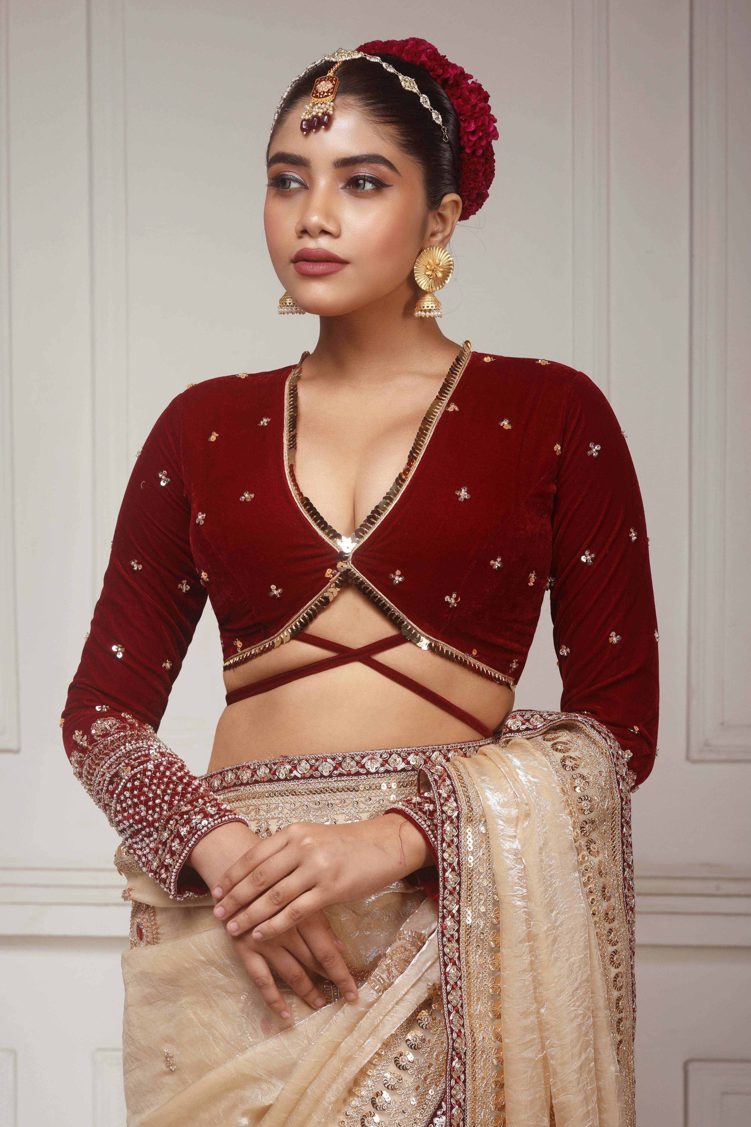 GARNET GRANDEUR BLOUSE