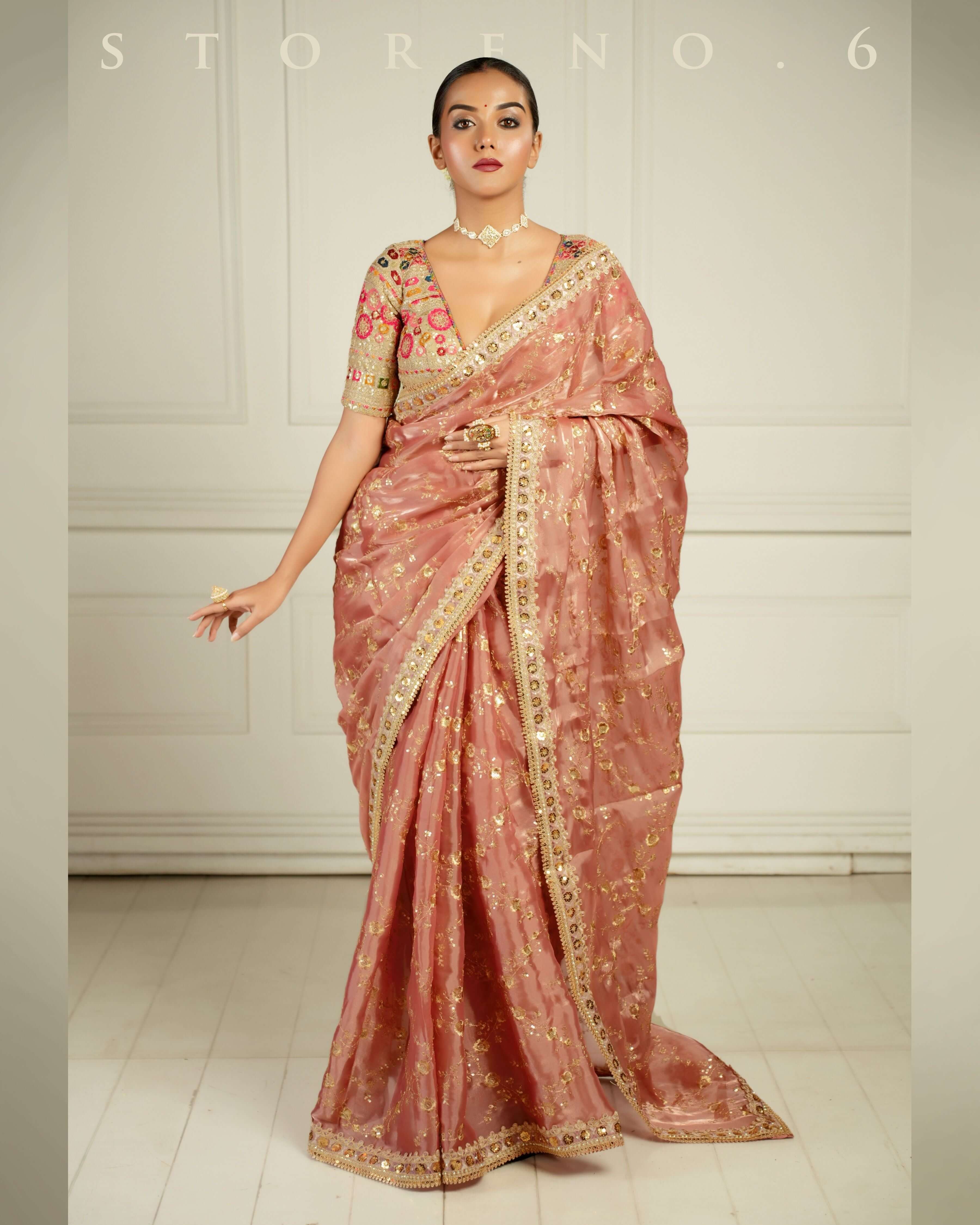 GUL KAARI SURMAI BLOUSE
