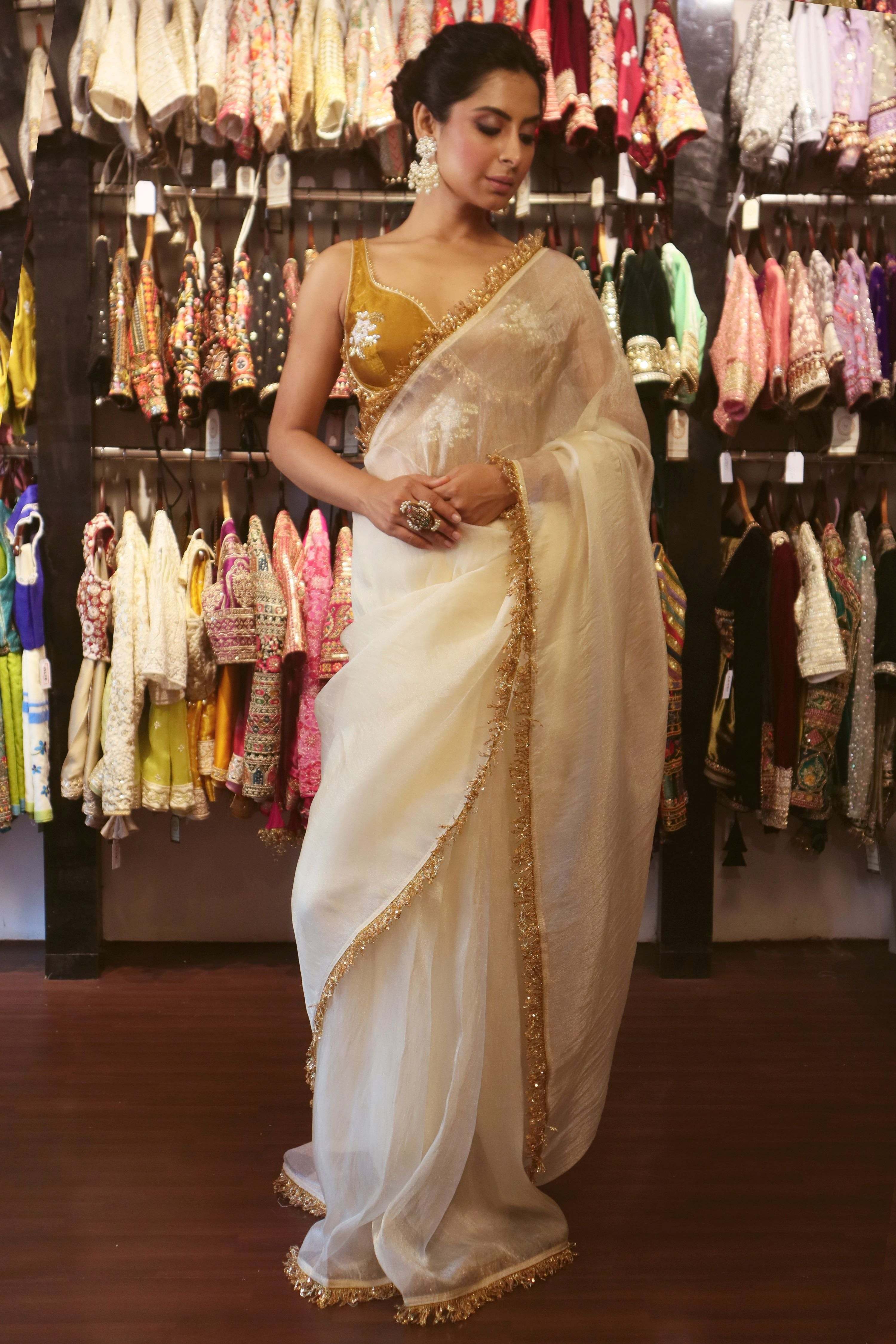 DAZZLE DRAPE SAREE WITH POWER PULSE BLOUSE
