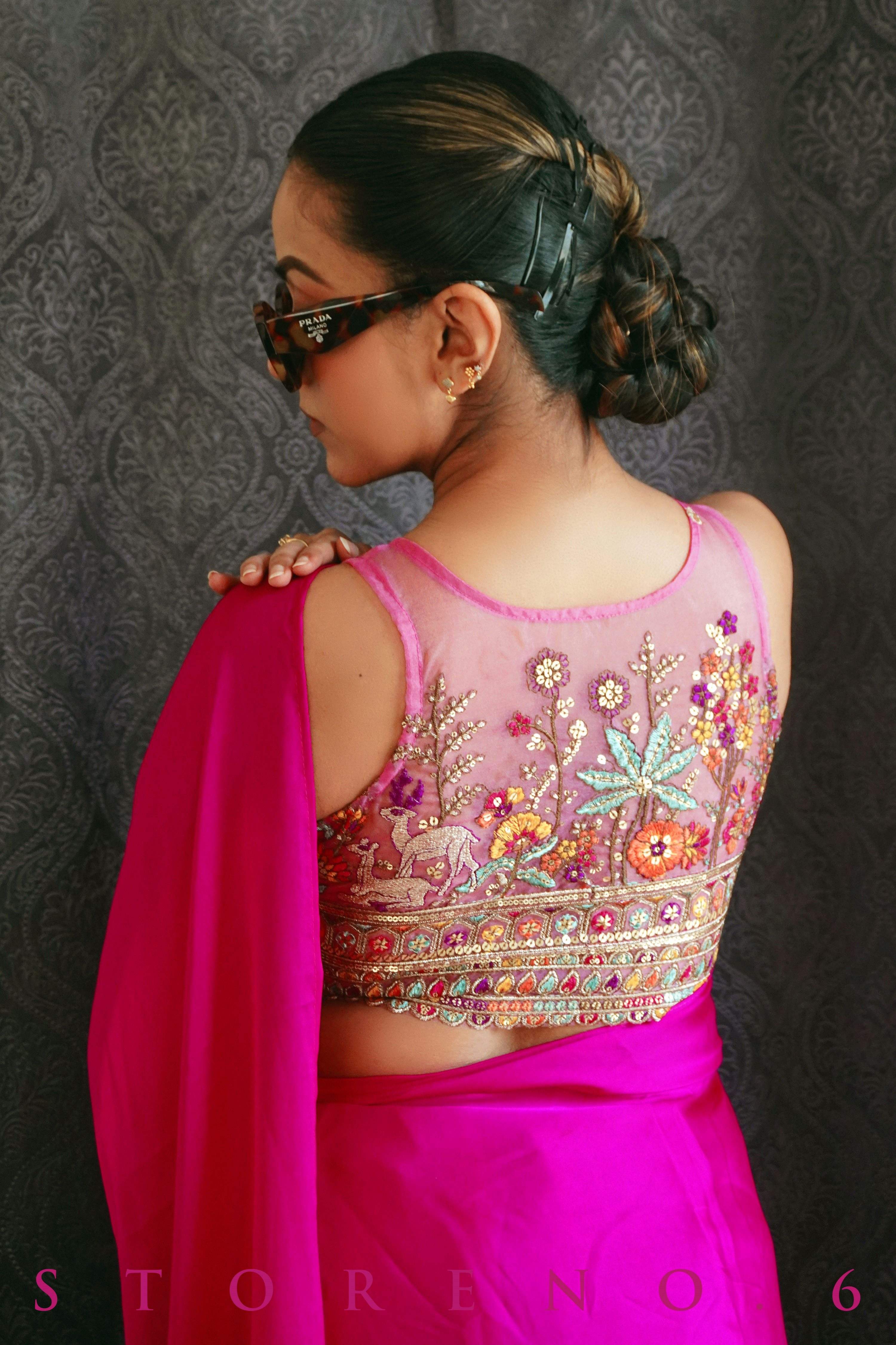 BLUSH HORIZON BLOUSE
