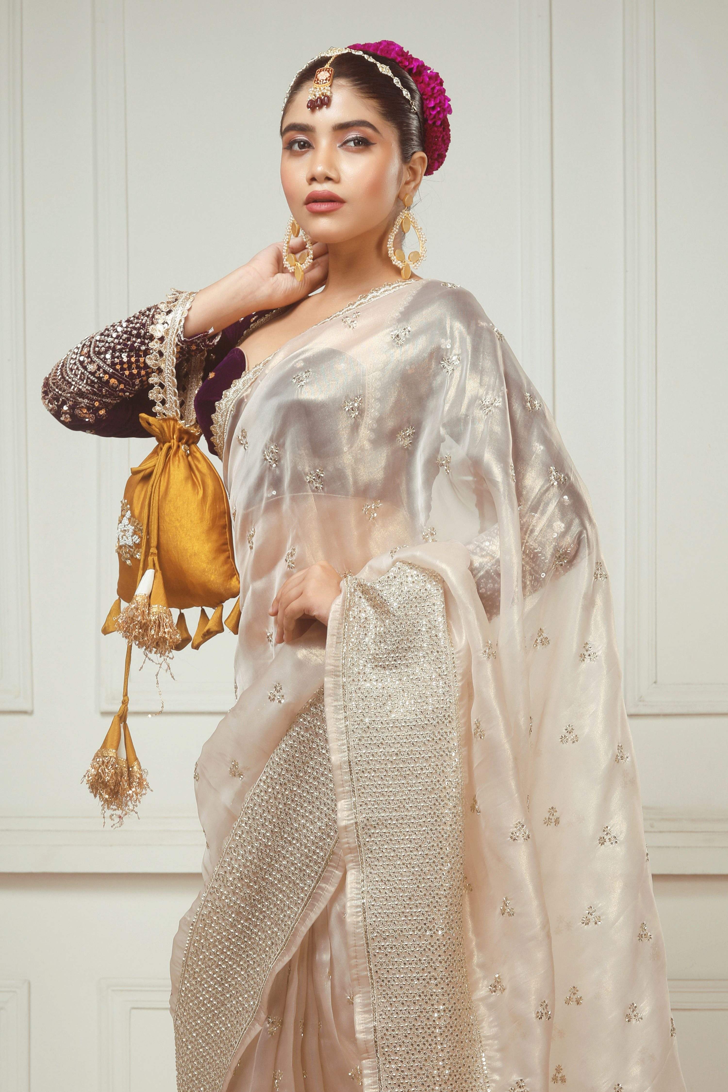 SEPIA FANTASY SAREE
