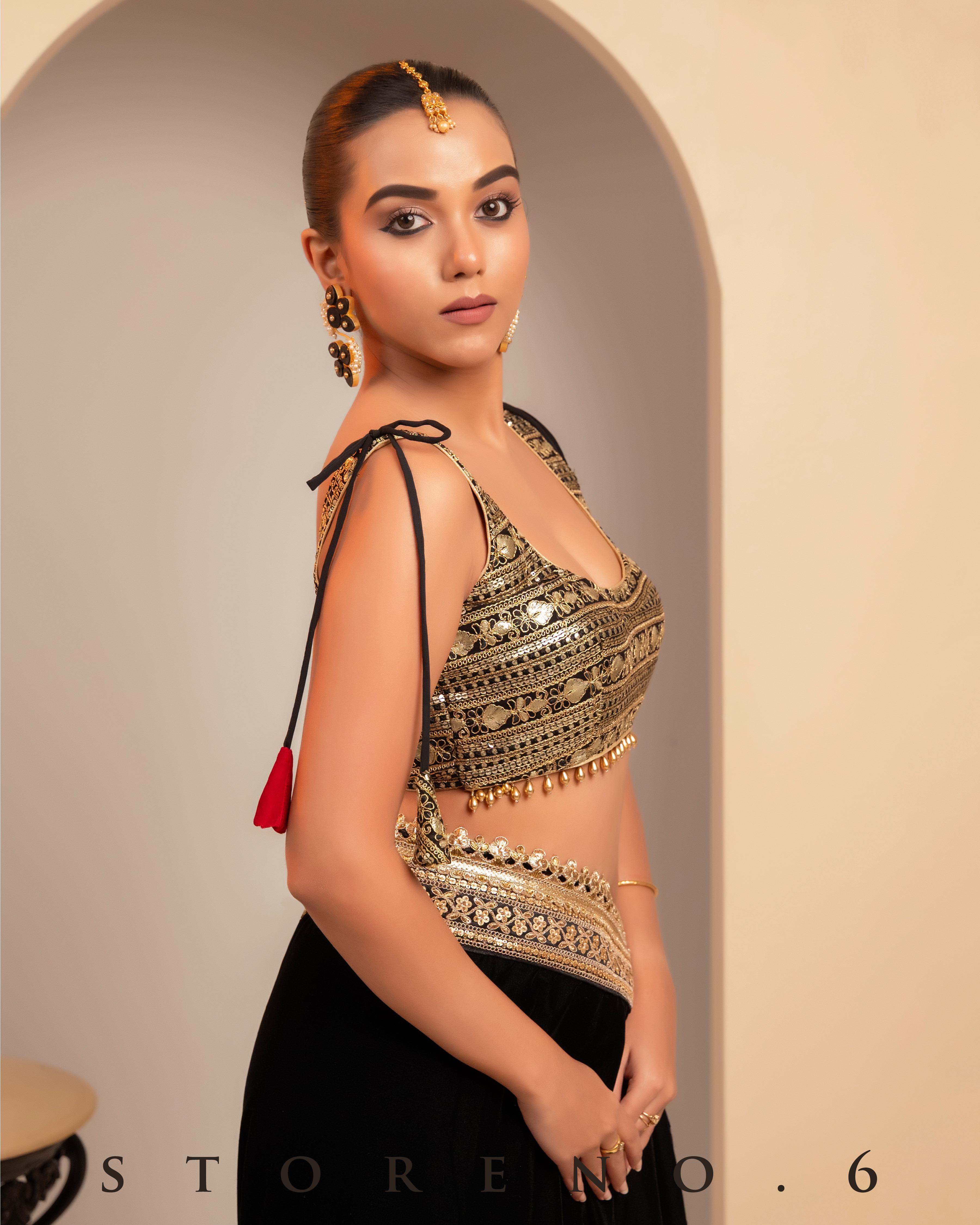 DYNAMIC DARLING SAREE WITH LYRICAL LULU BLOUSE