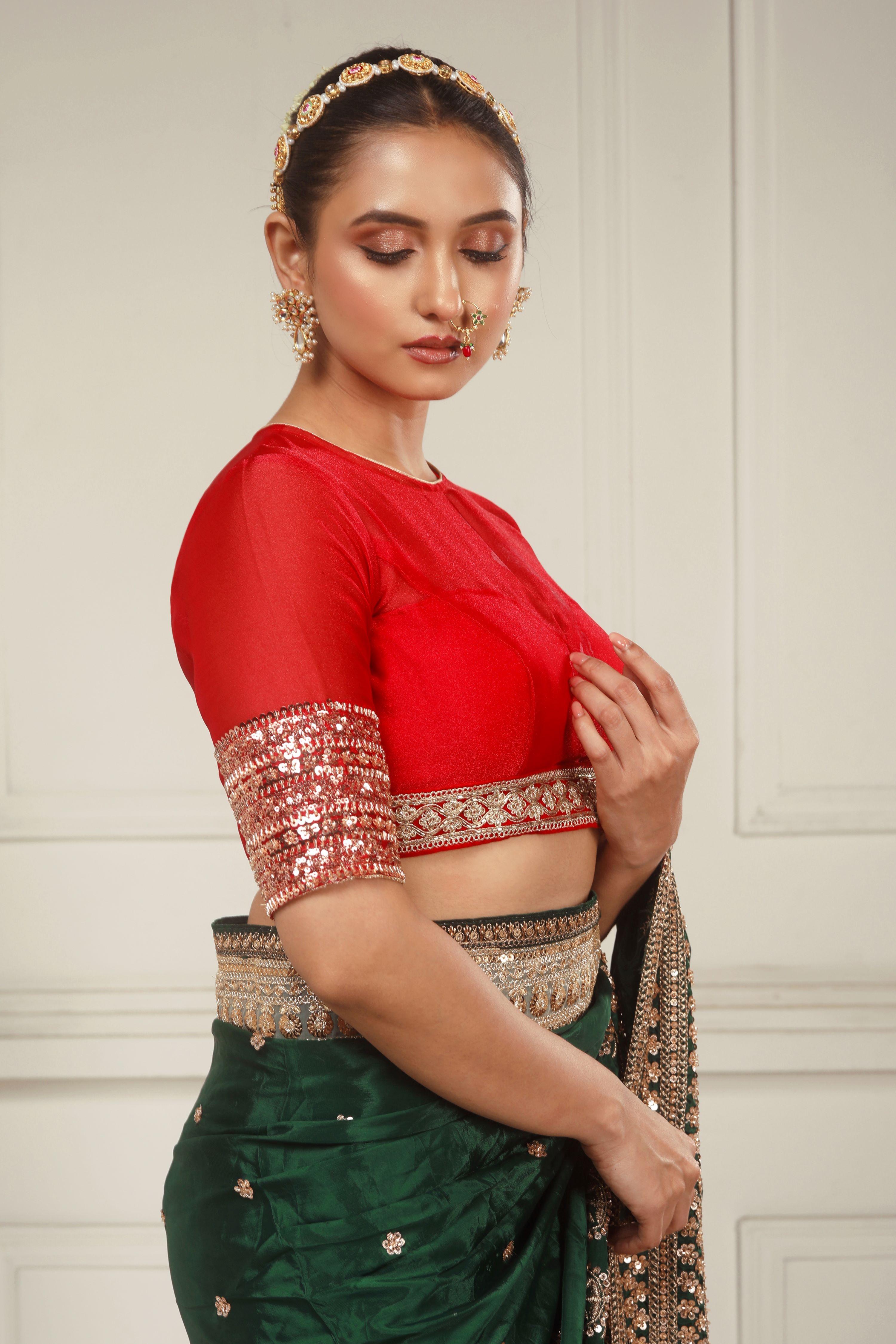 CRIMSON DESIRE BLOUSE