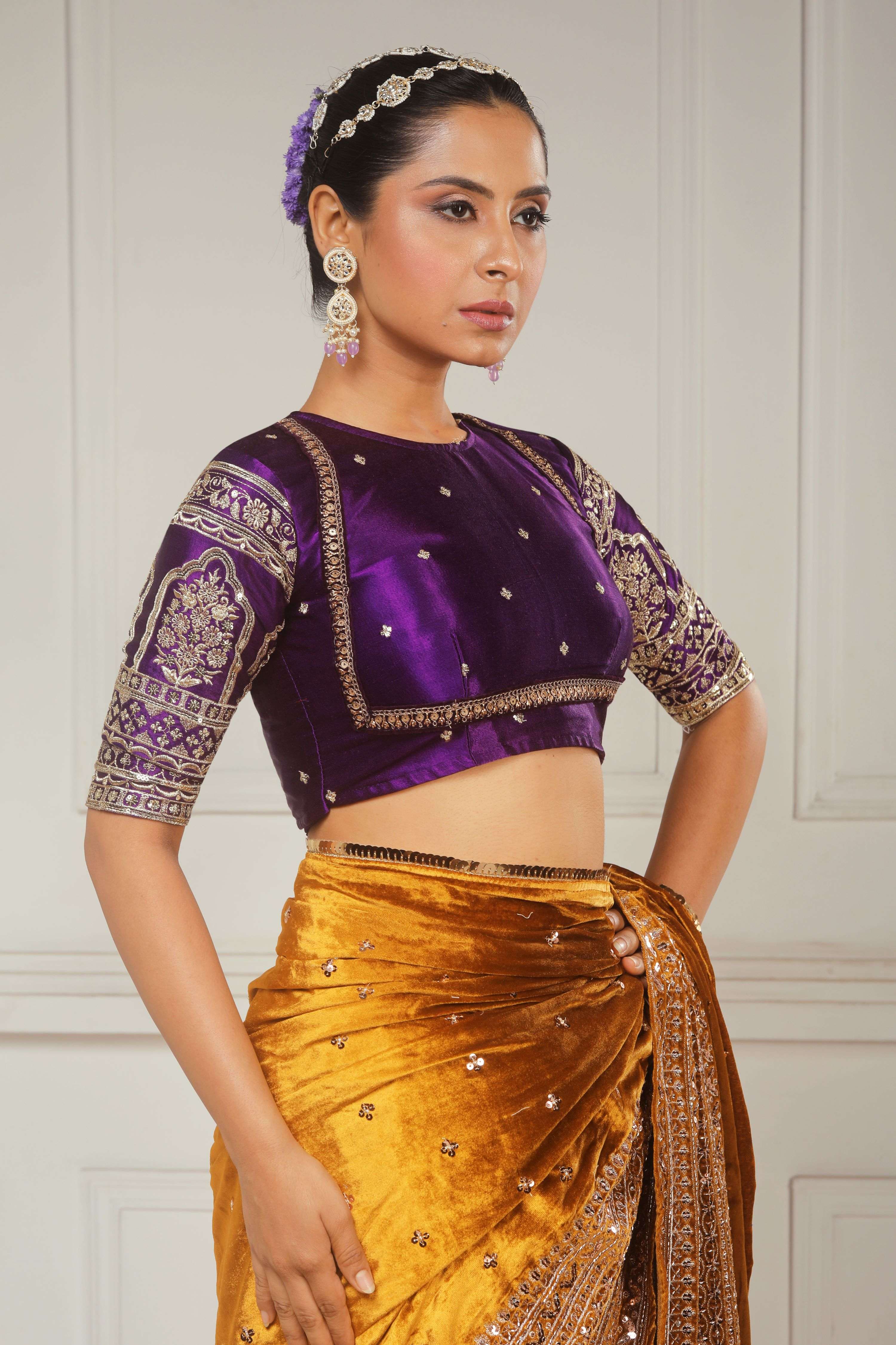REGAL REIGN SAREE WITH TIMELESS TEMPTATION BLOUSE