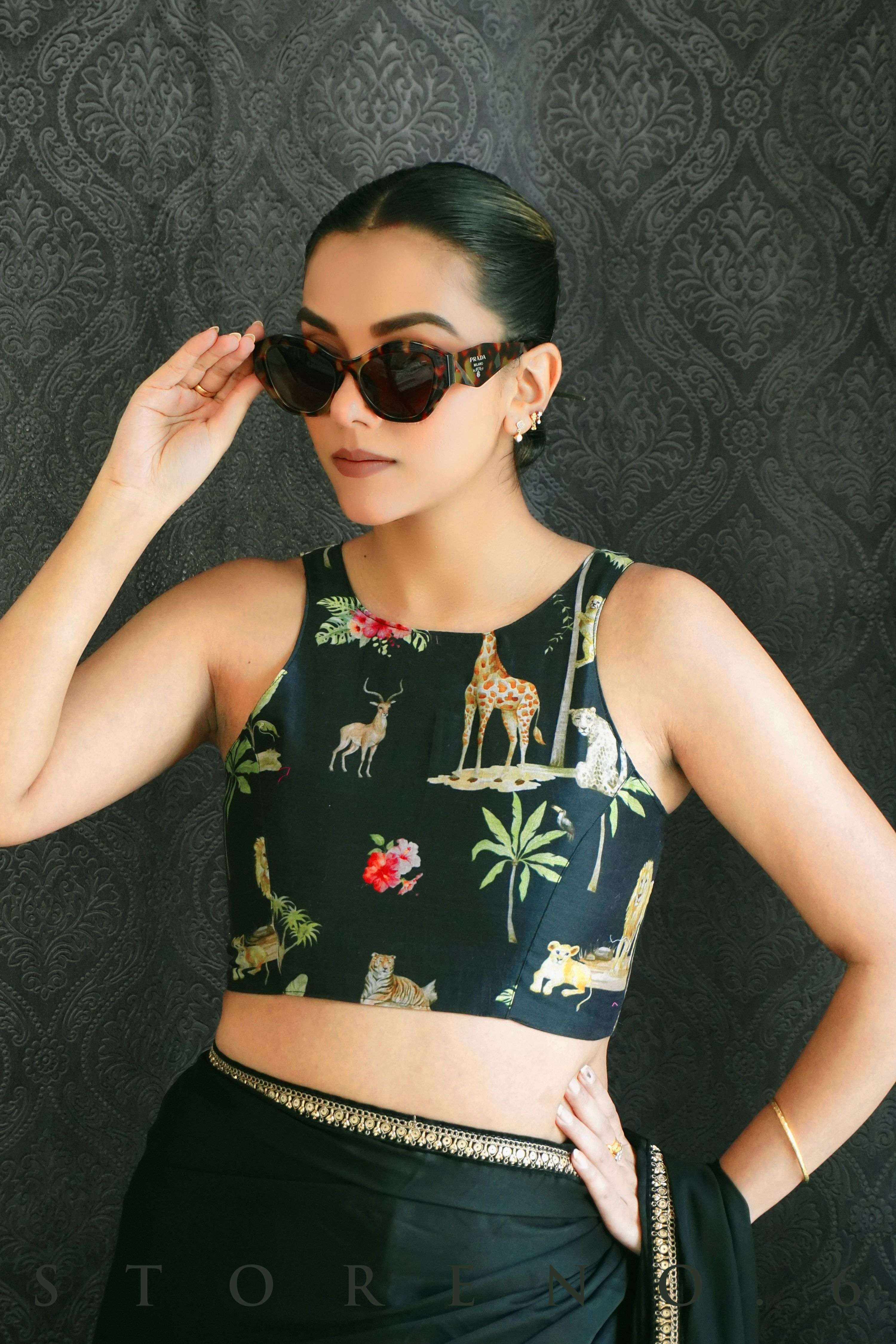 BLACK WIDOW BLOUSE