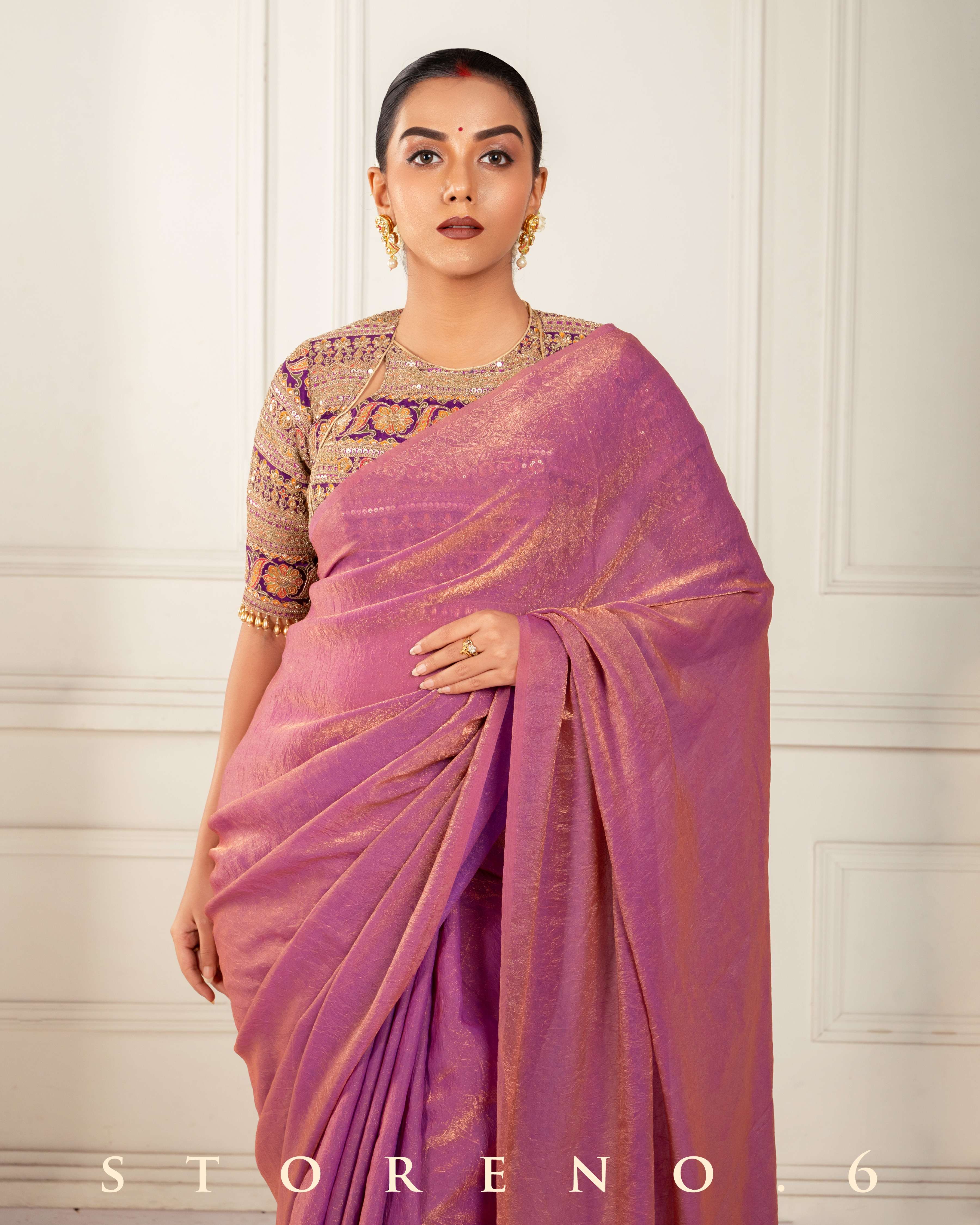 PLUM PARADISE CLASSIC BLOUSE