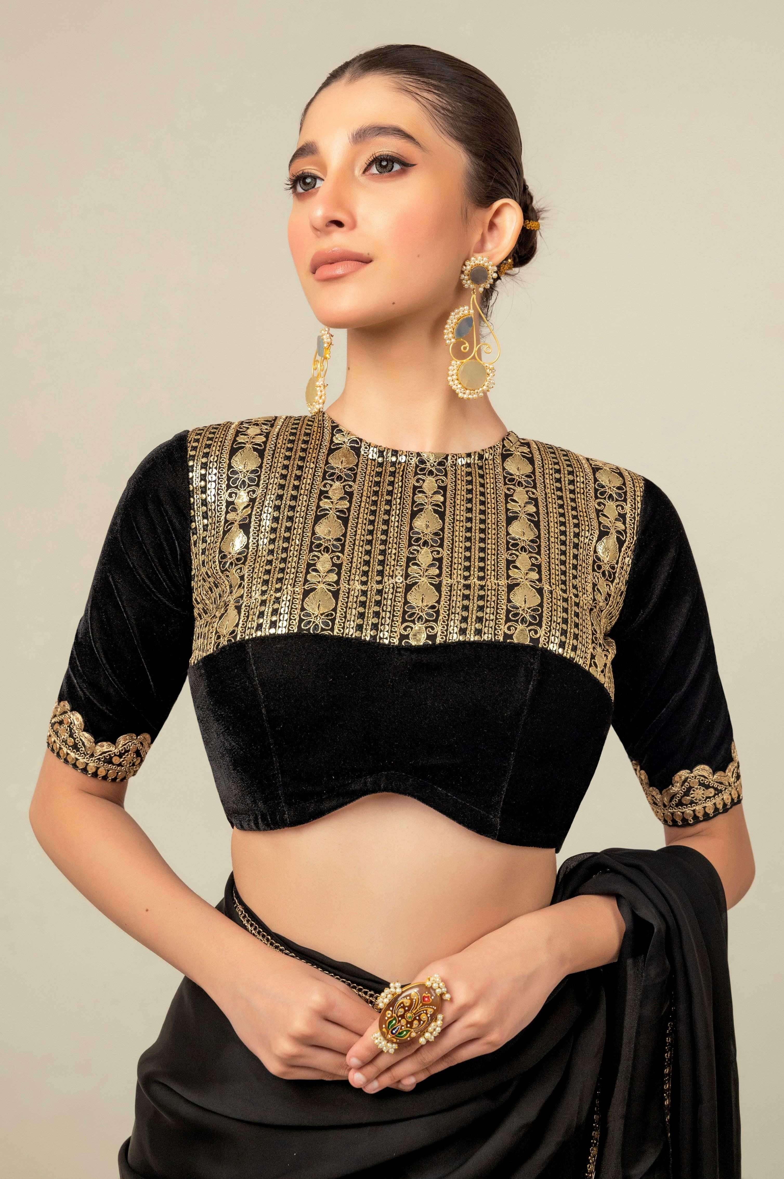 JEWEL JOY SAREE WITH OLD WORLD BLOUSE.