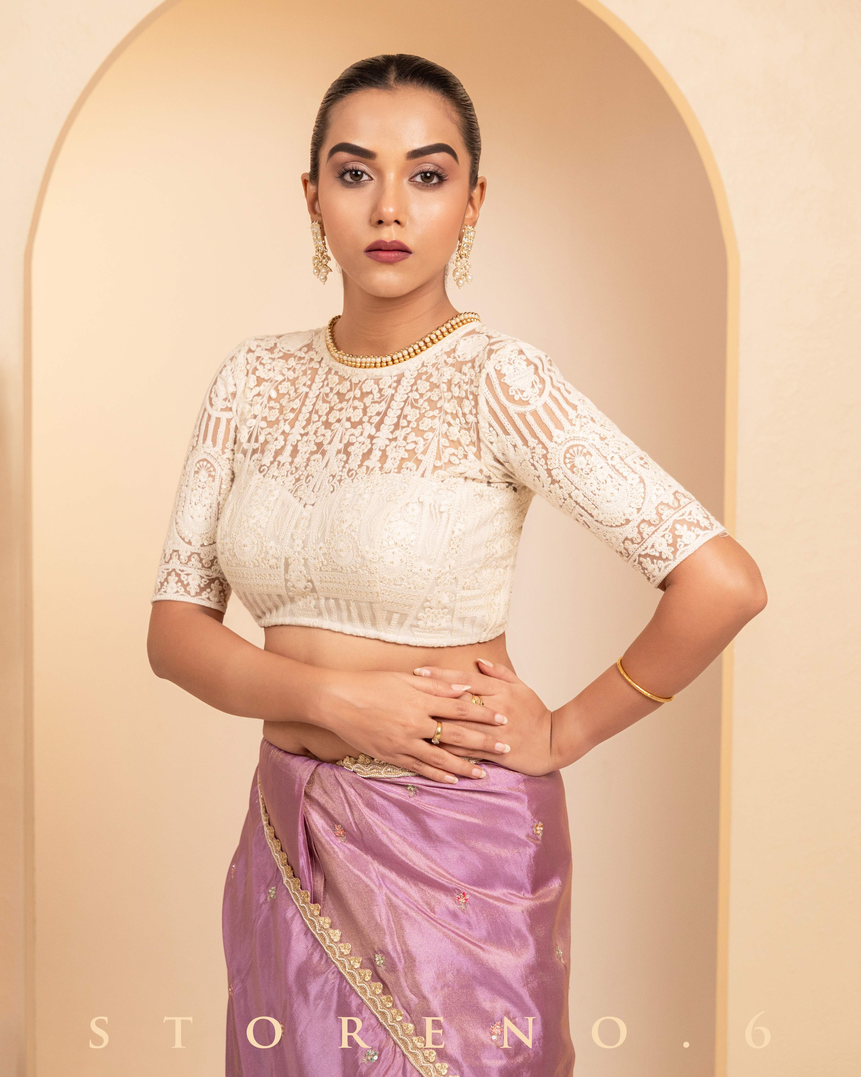 GLAM GLORY SAREE WITH CHAANDNI CLASSIC BLOUSE