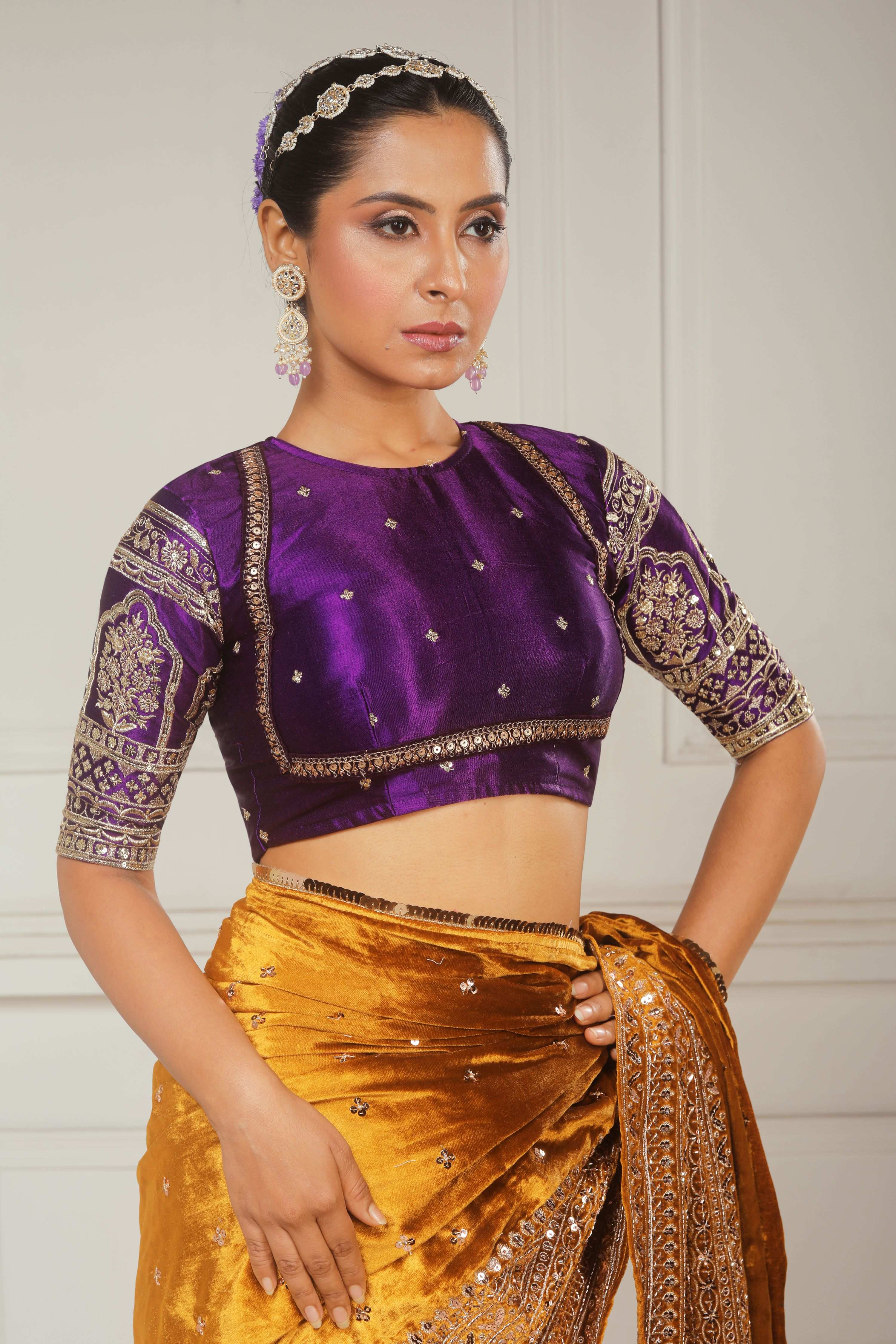 REGAL REIGN SAREE WITH TIMELESS TEMPTATION BLOUSE