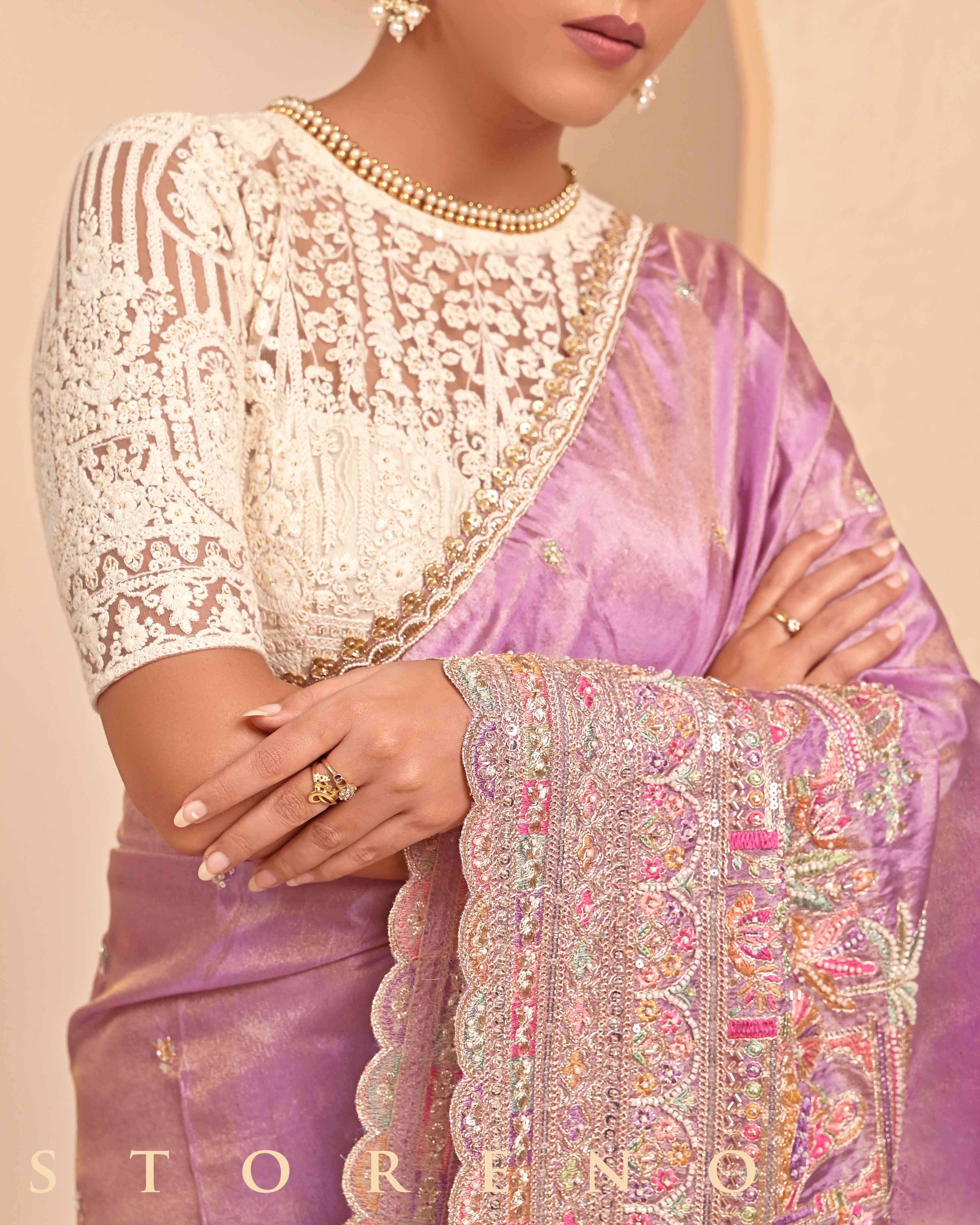 GLAM GLORY SAREE WITH CHAANDNI CLASSIC BLOUSE