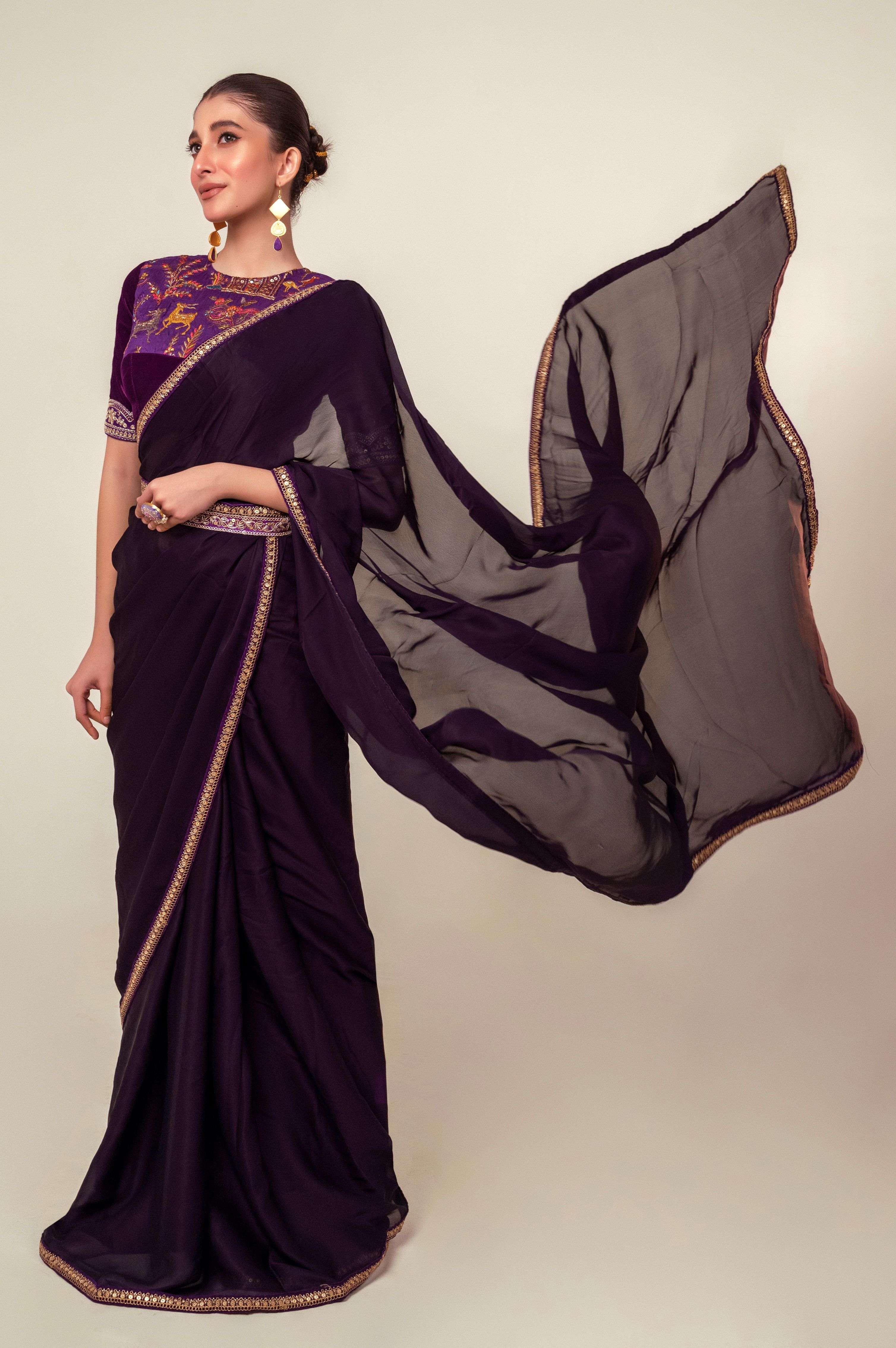 BOLD BLOOM SAREE