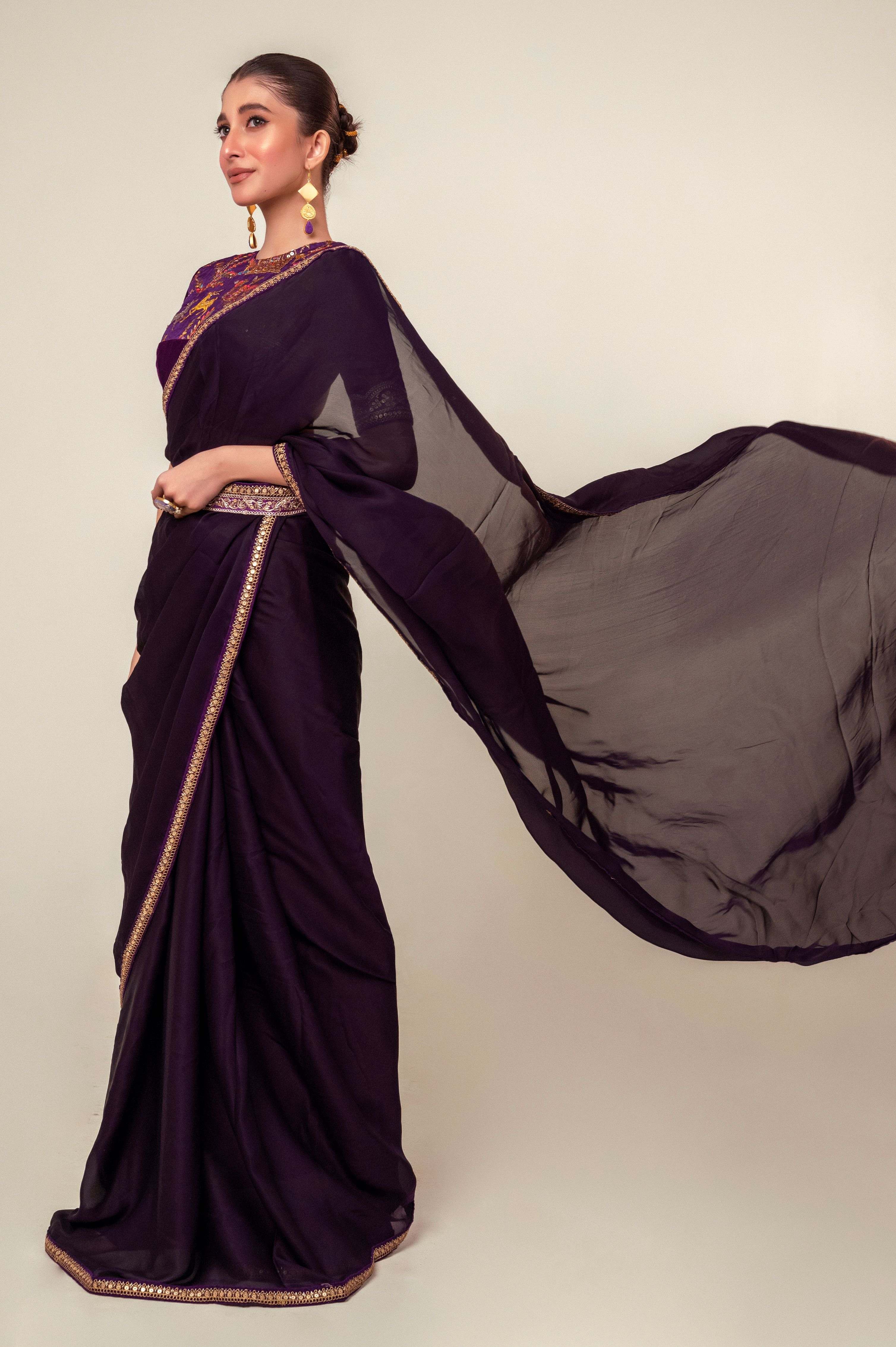 BOLD BLOOM SAREE