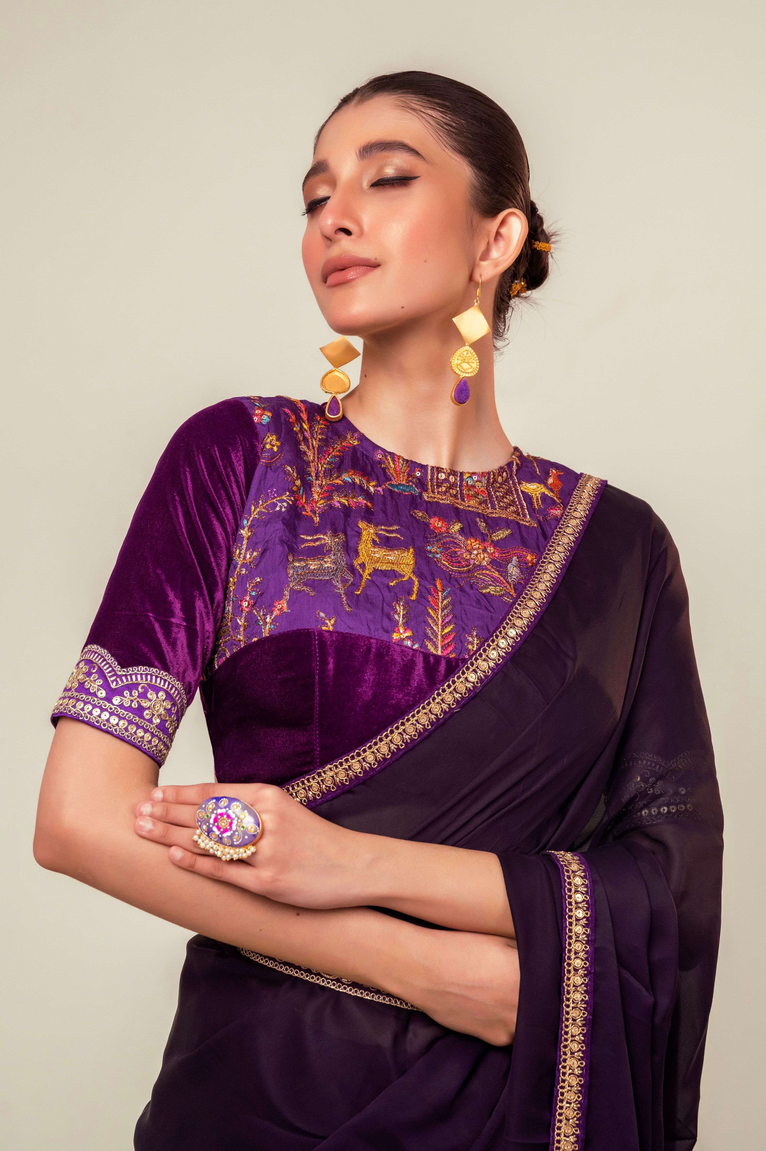 ROYAL HAZE BLOUSE