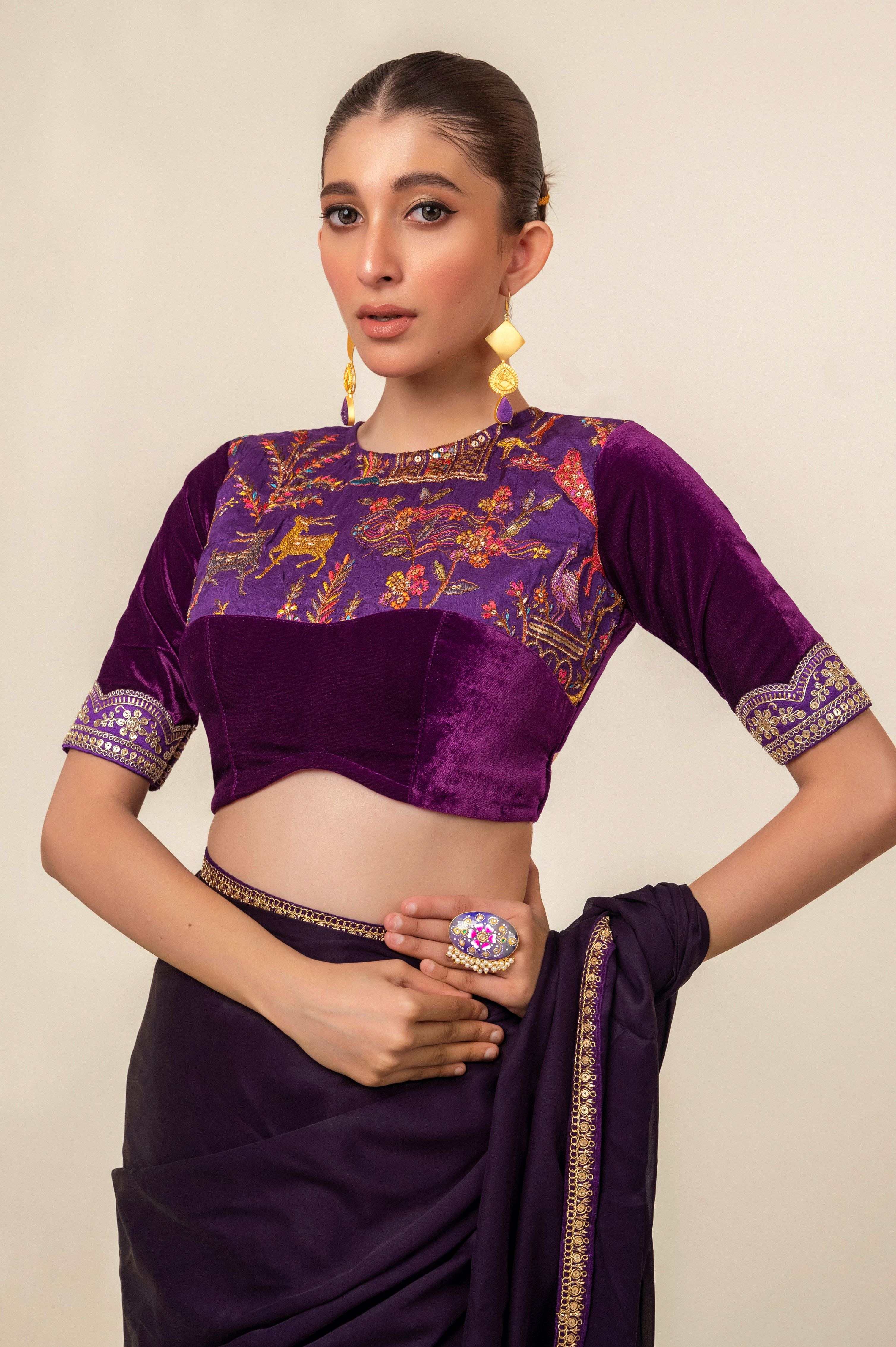 ROYAL HAZE BLOUSE