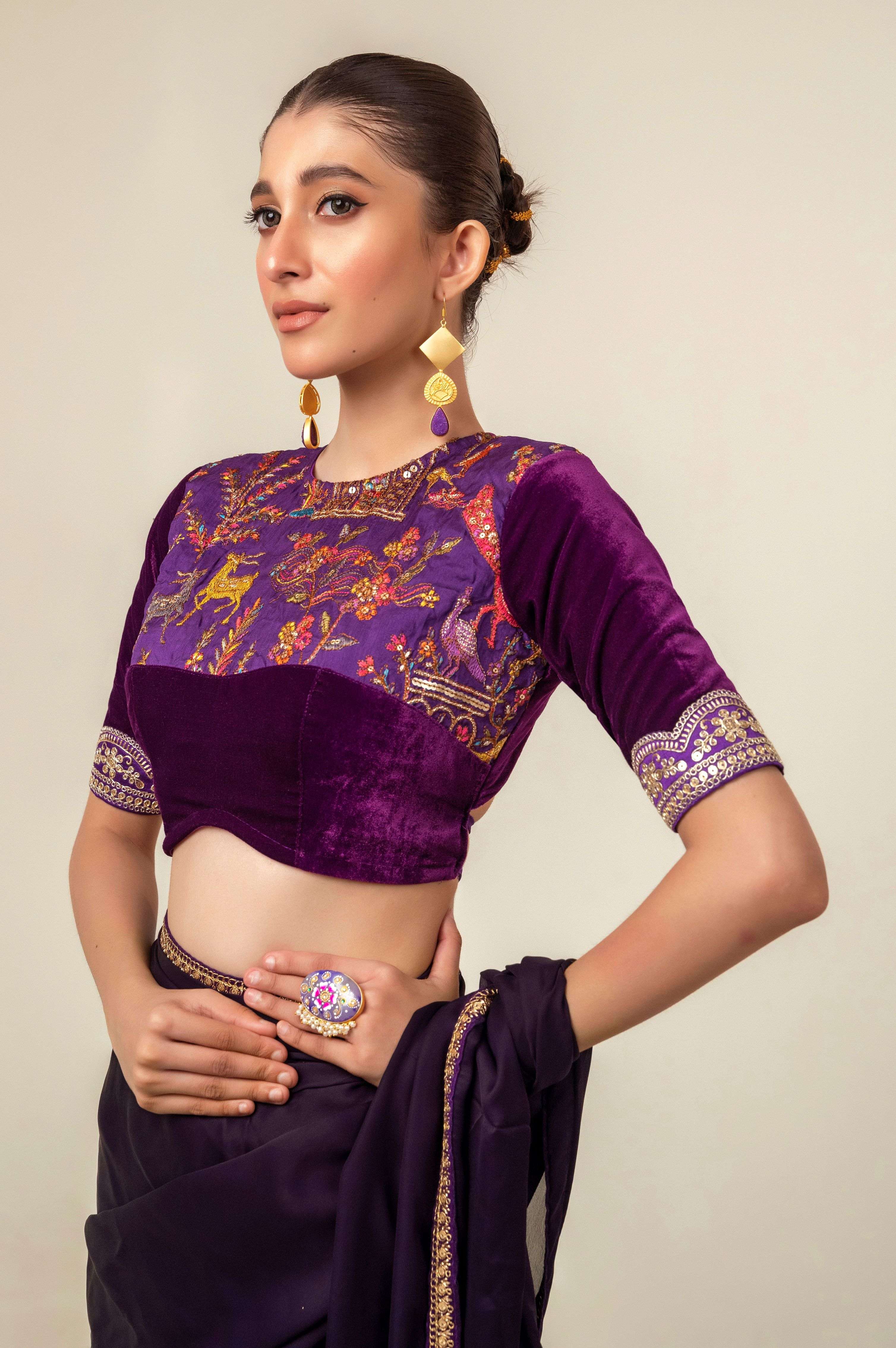 ROYAL HAZE BLOUSE