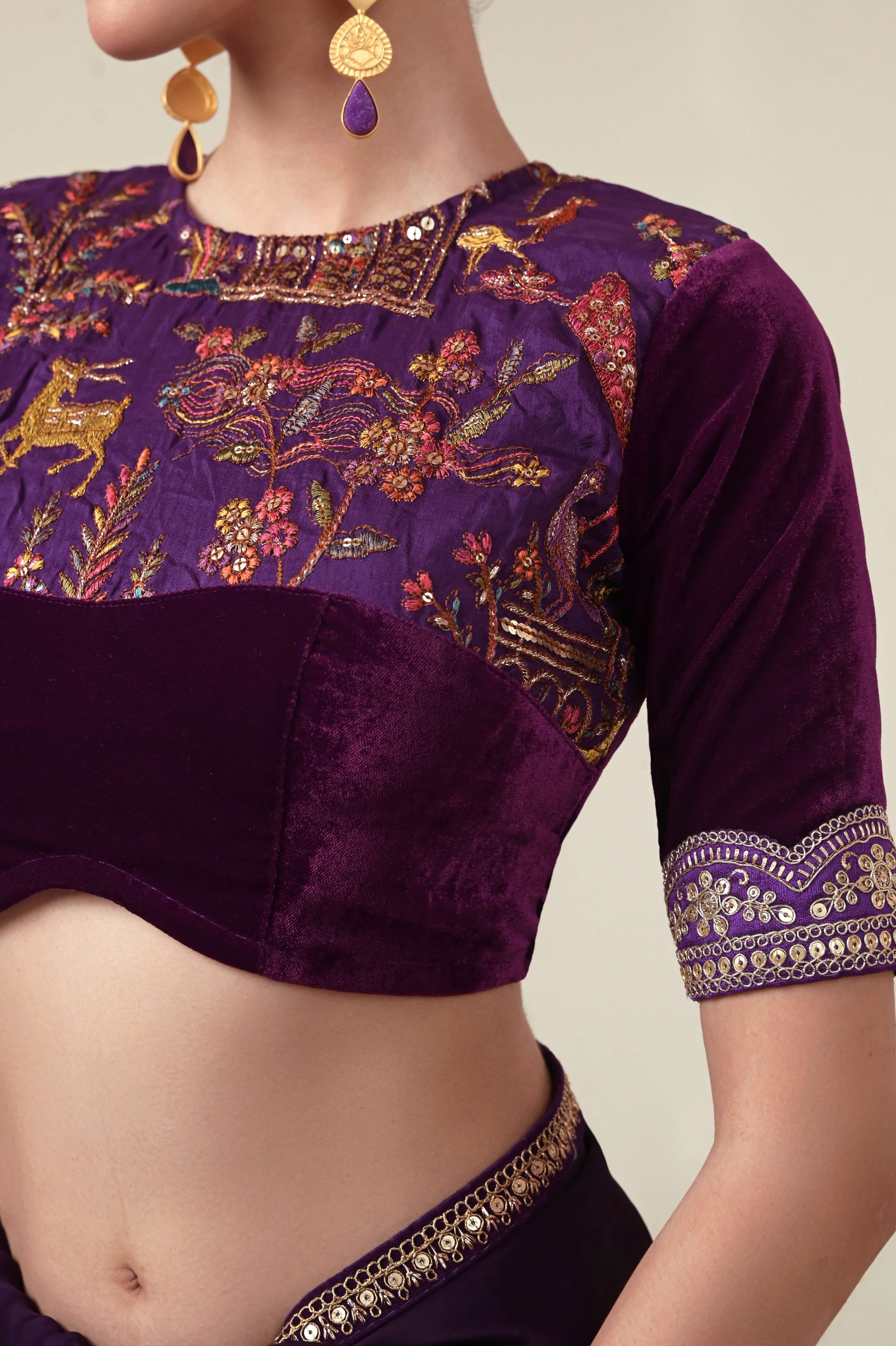 ROYAL HAZE BLOUSE