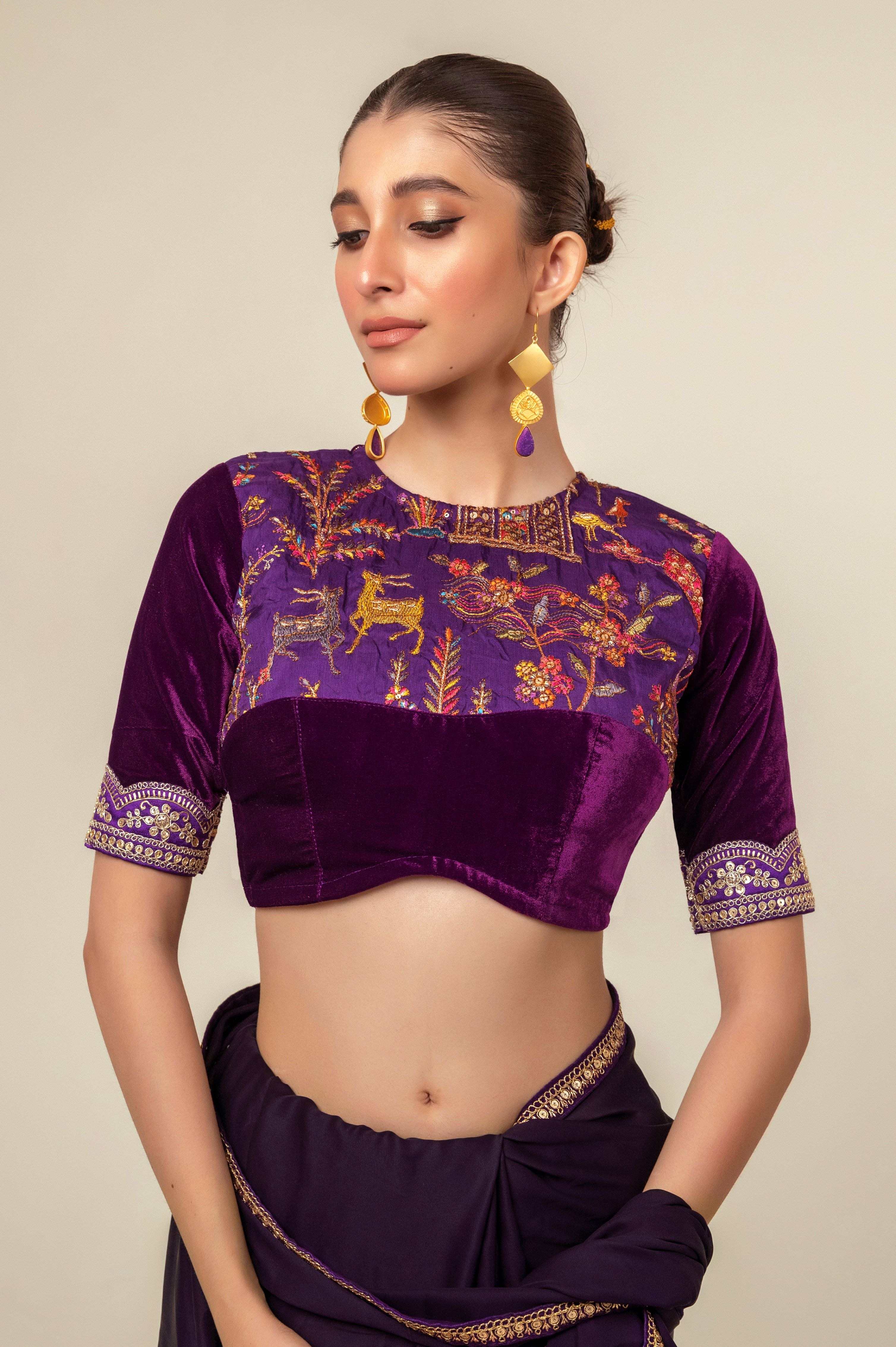 ROYAL HAZE BLOUSE