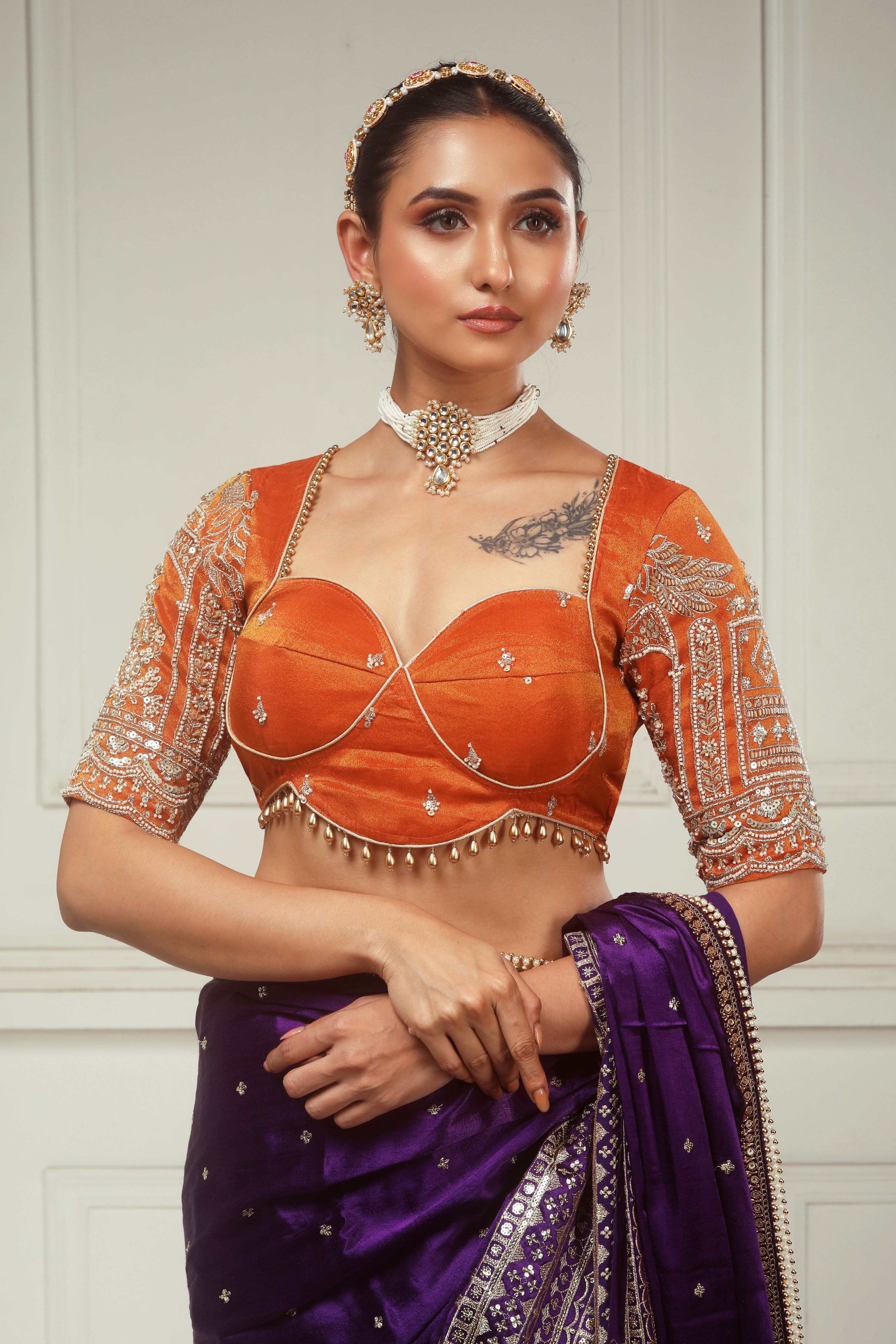 SAFFRON SYMPHONY BLOUSE