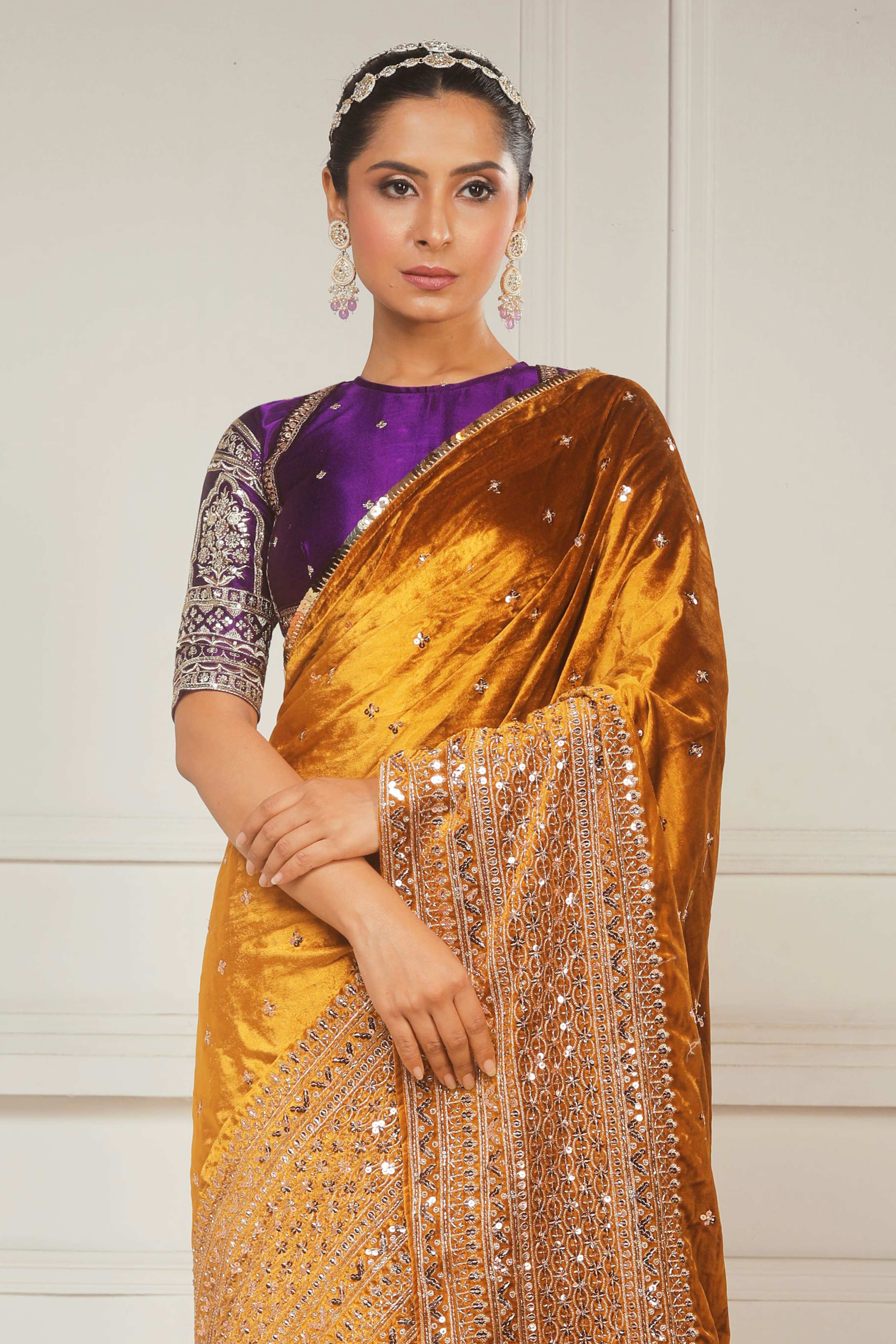 REGAL REIGN SAREE WITH TIMELESS TEMPTATION BLOUSE