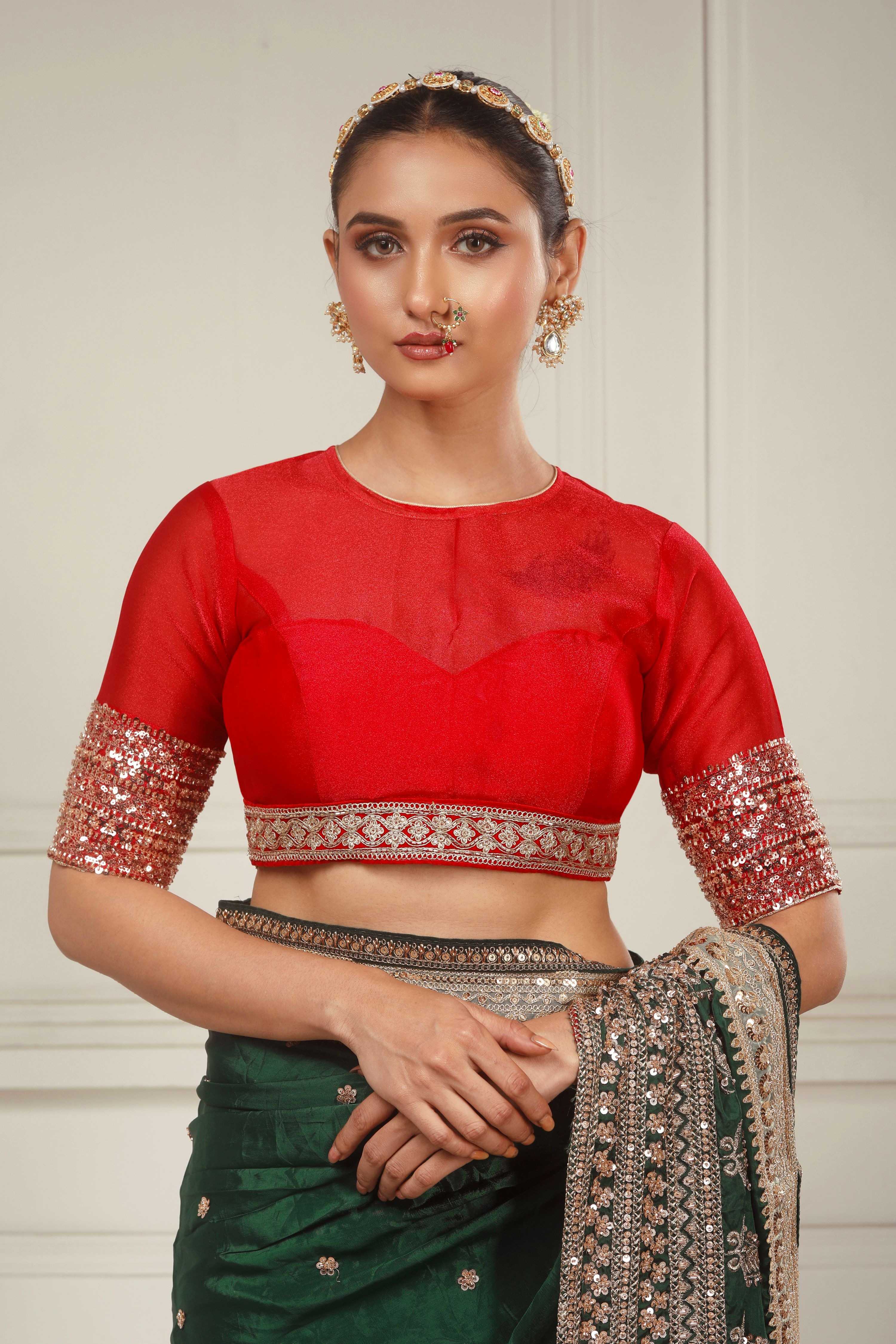 CRIMSON DESIRE BLOUSE