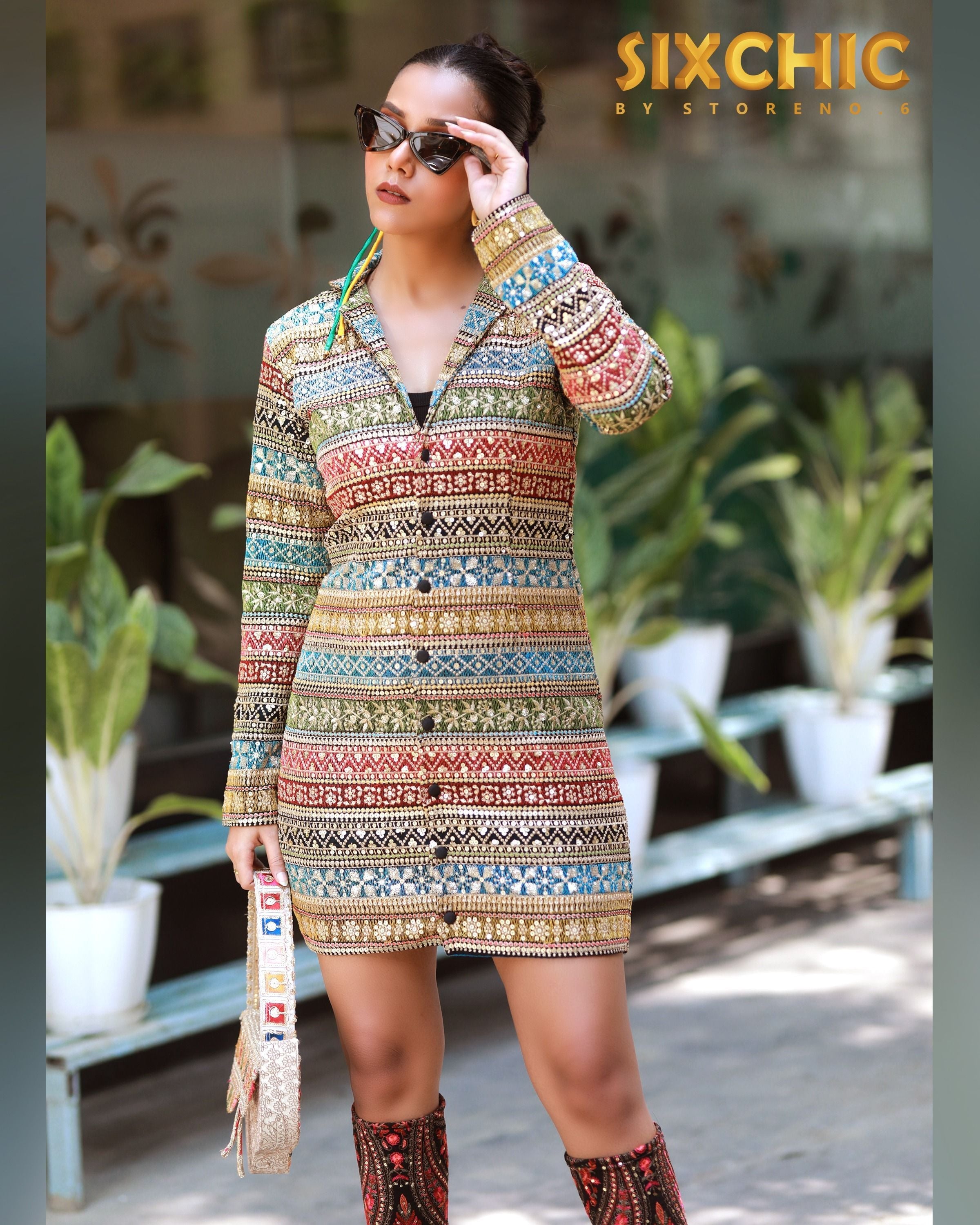 SIXCHIC ANASTASIA BLAZER DRESS