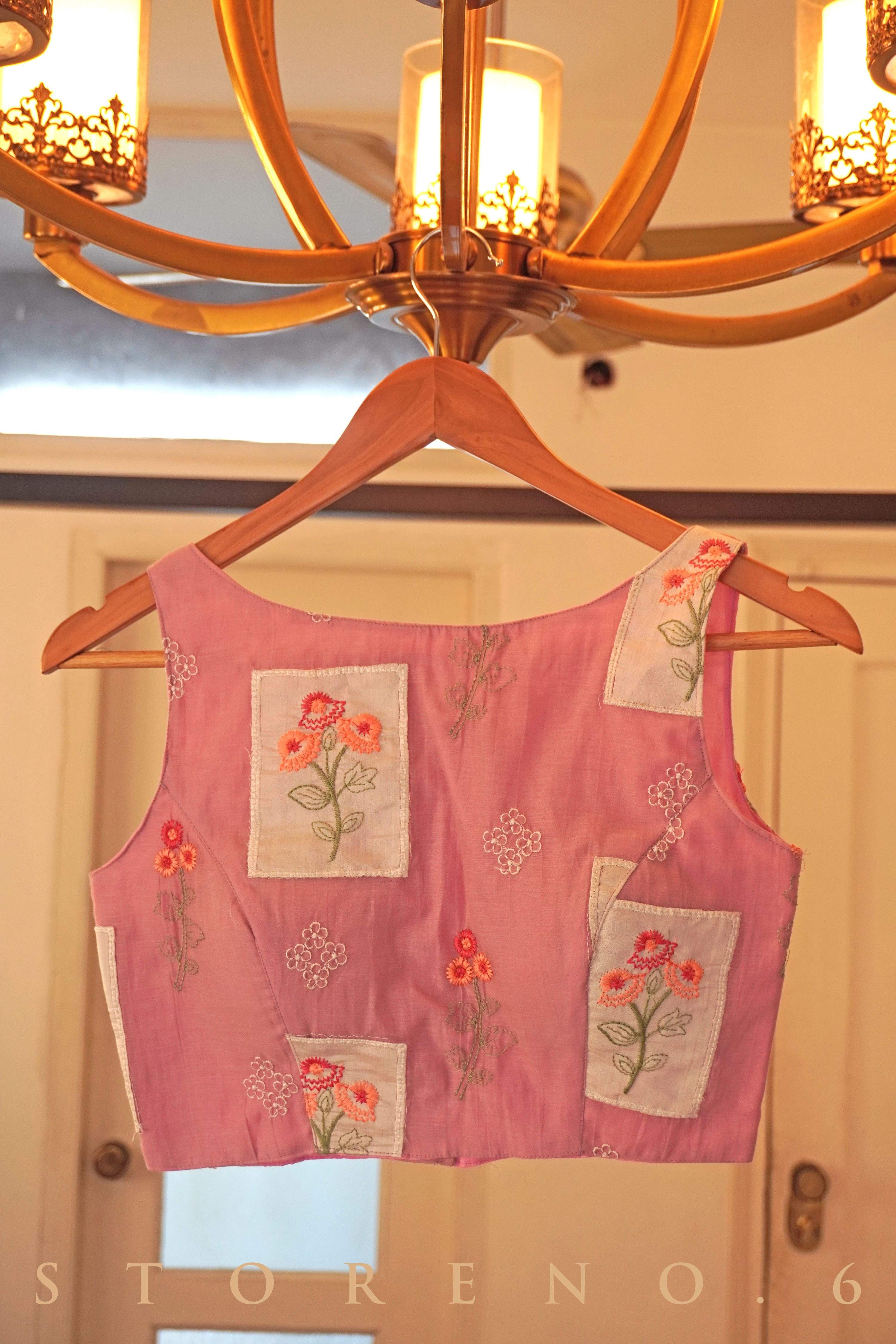 FLAMINGO DUSK BLOUSE