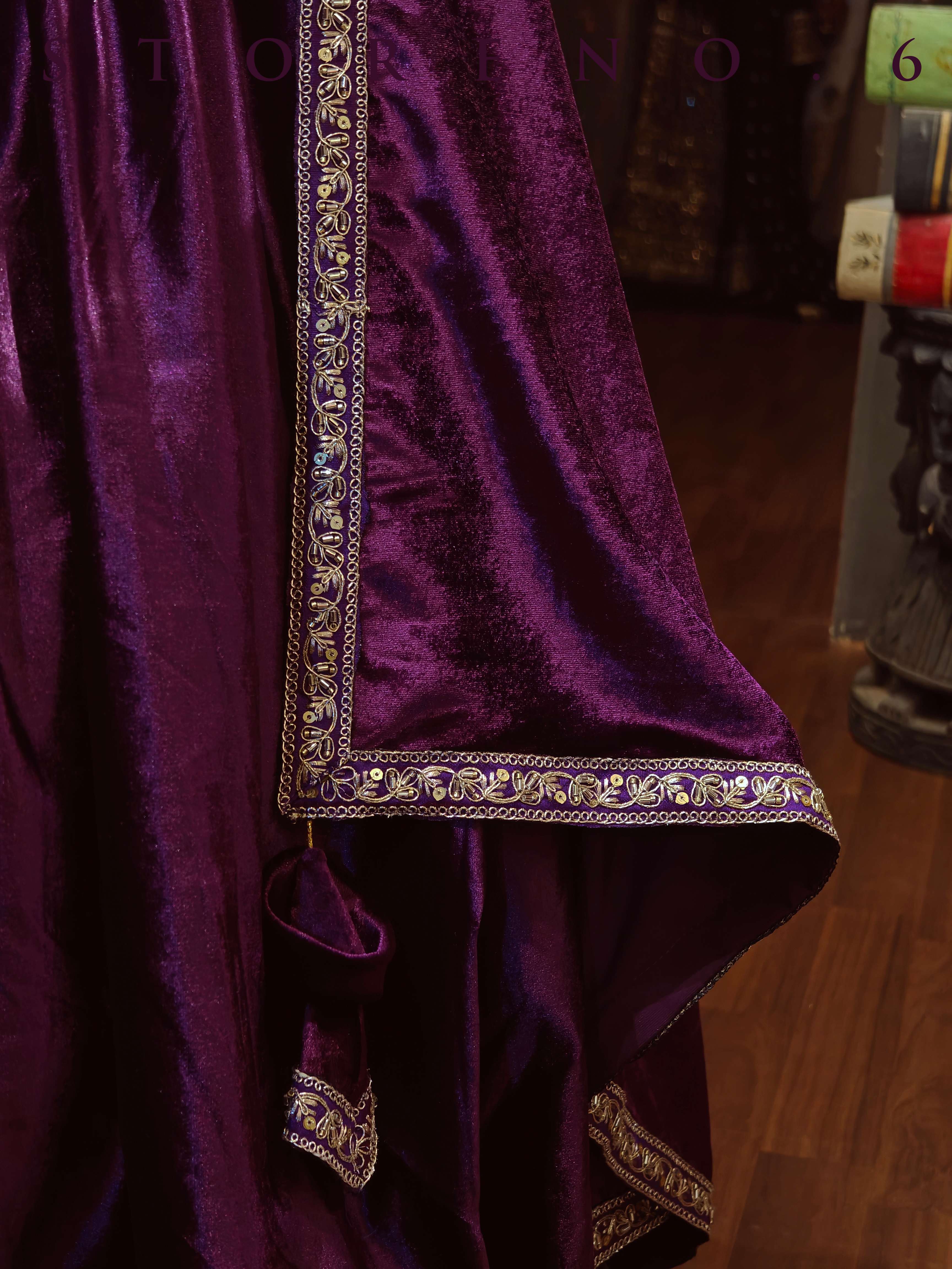 JAMUN VELVET DUPATTA