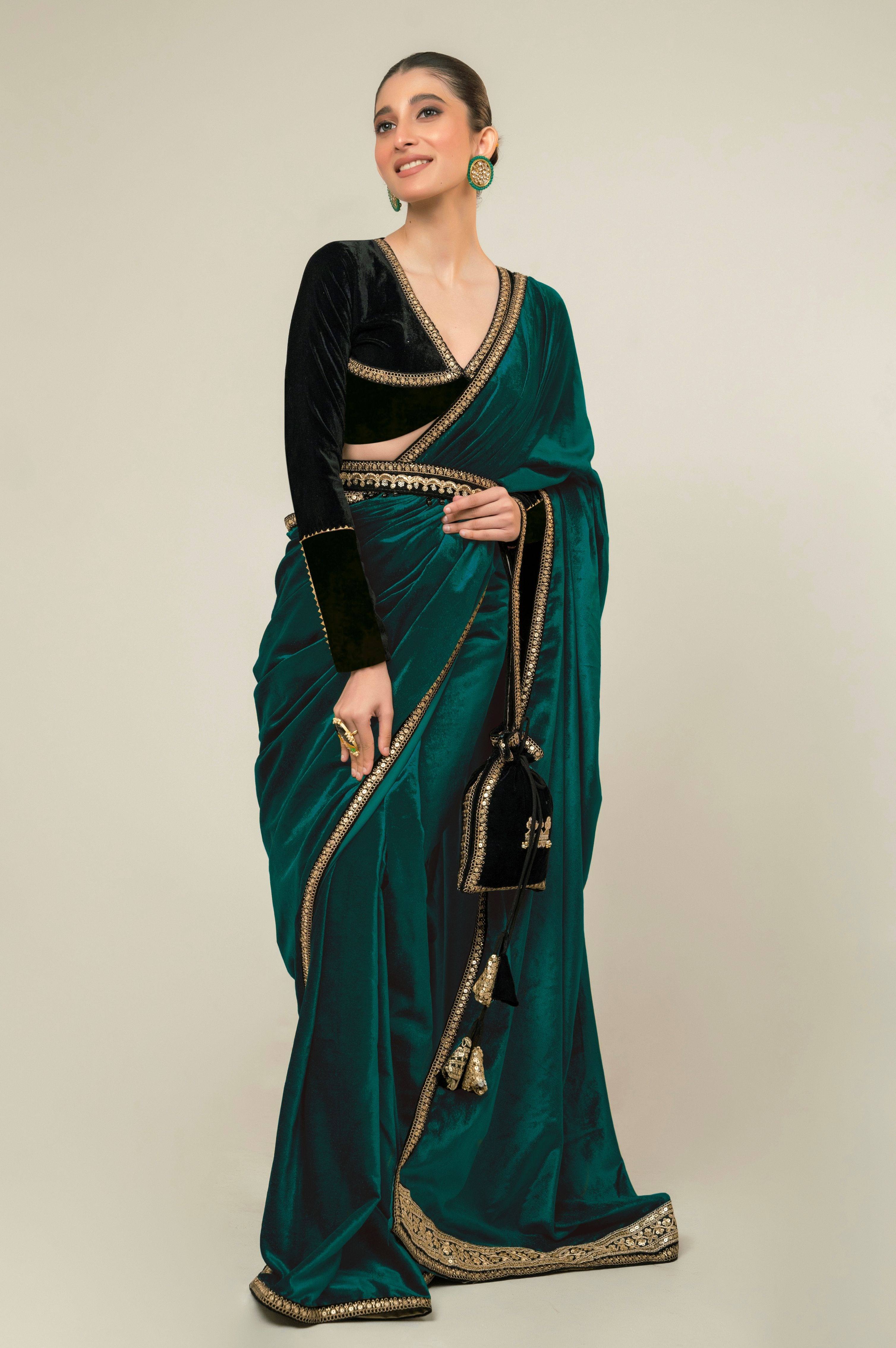 SEA SYMPHONY SAREE