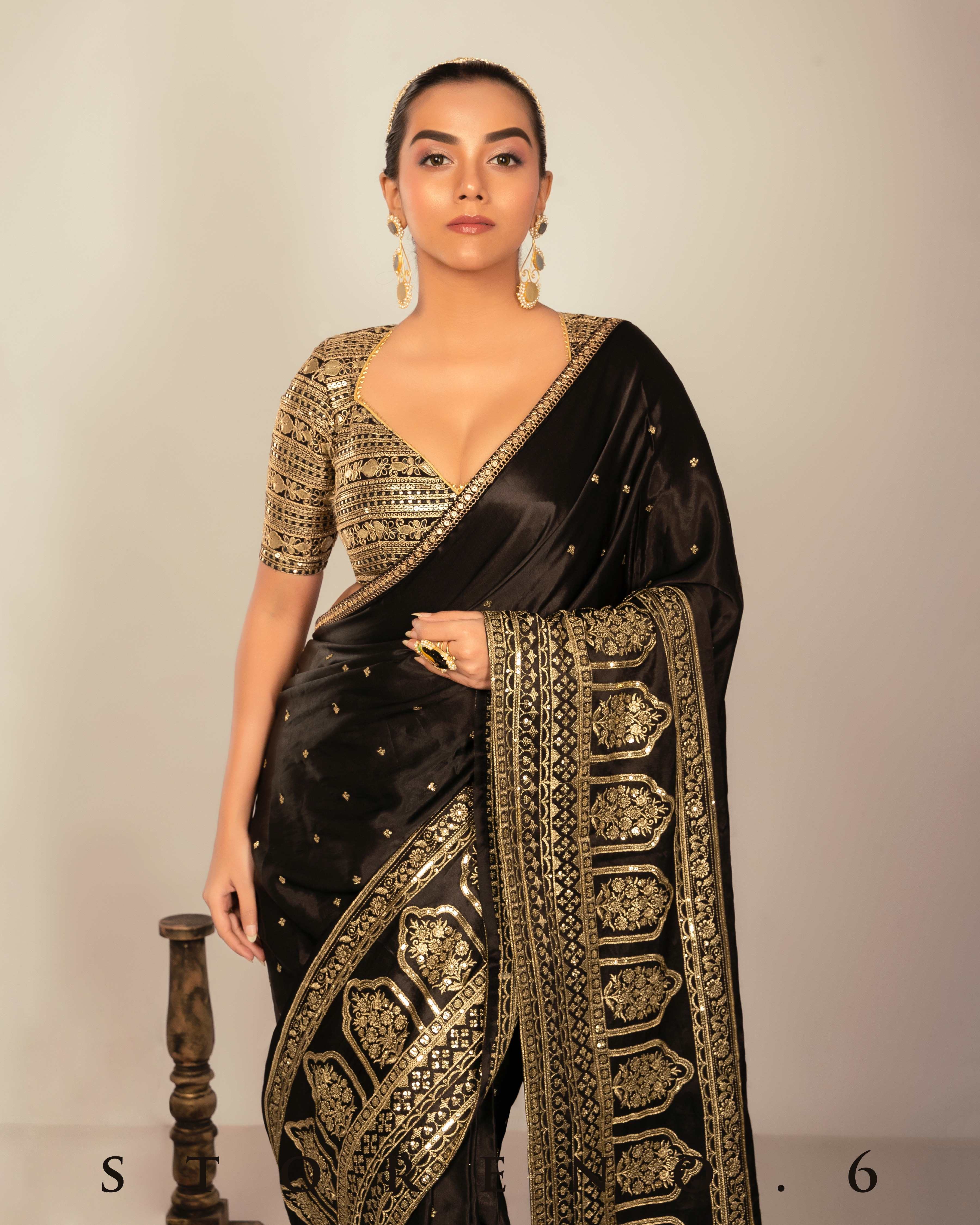 TIMELESS TITAN SAREE WITH LUXE LULU BLOUSE