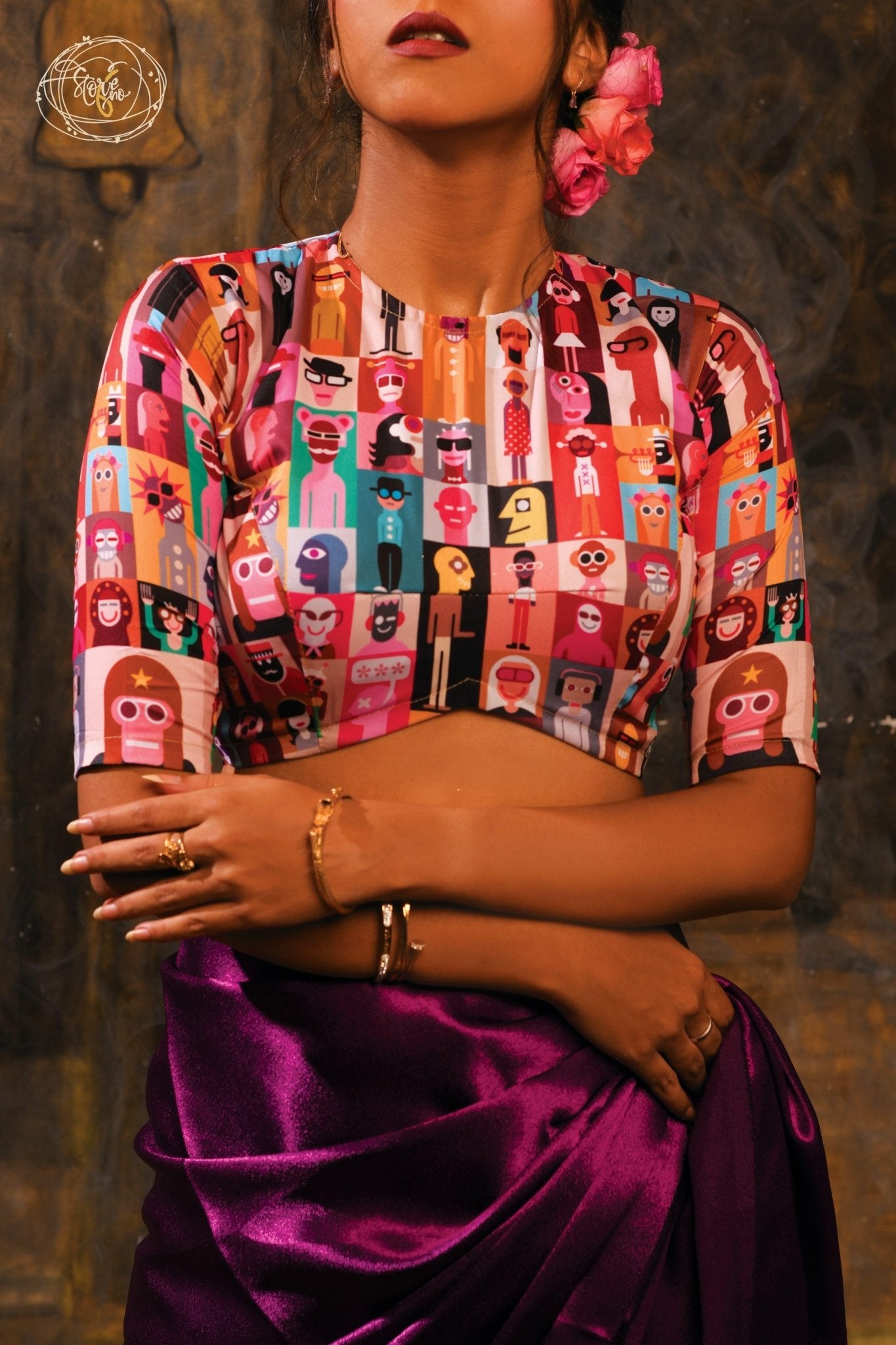 TAFFY DROID BLOUSE
