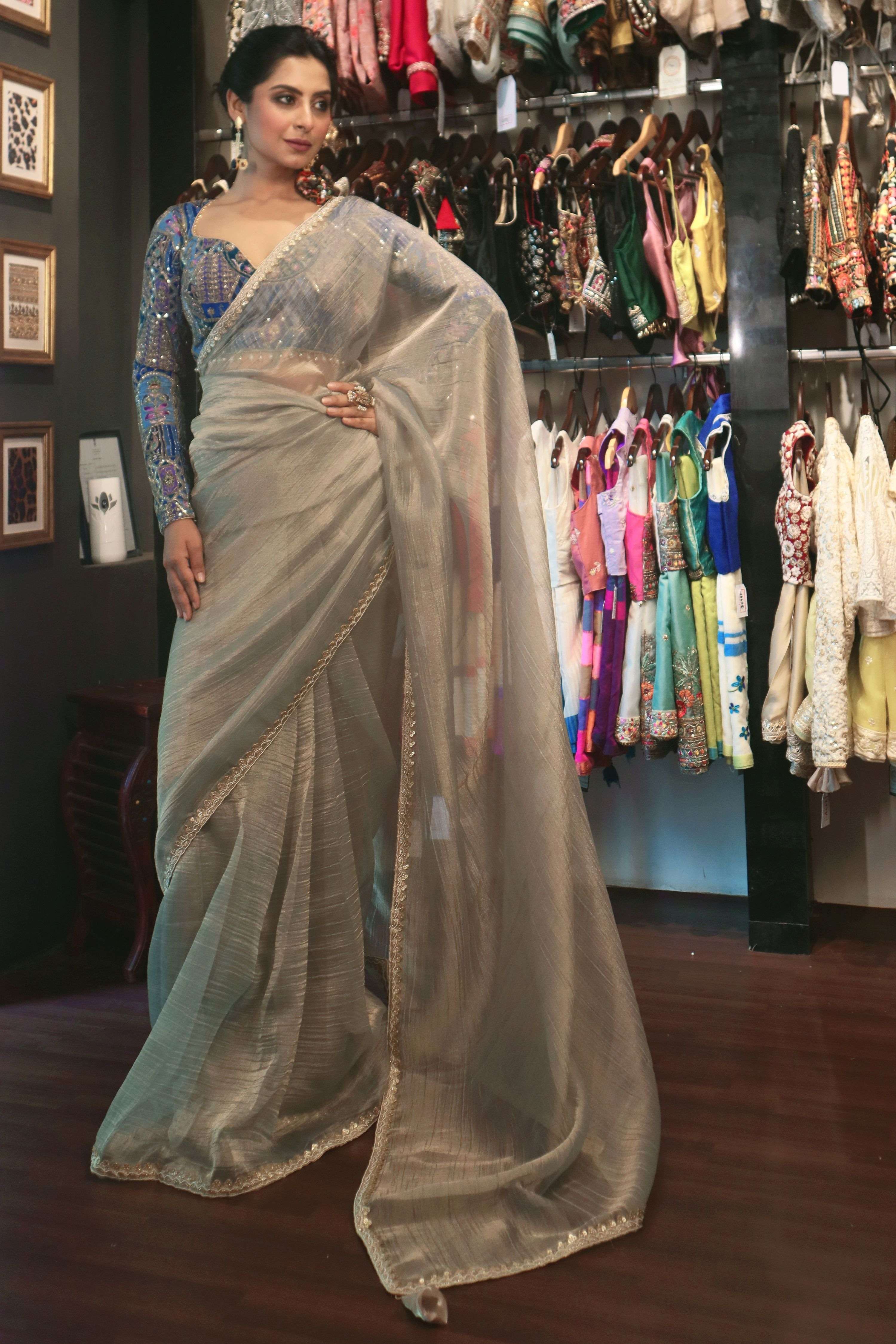 STARLING SHIMMER SAREE