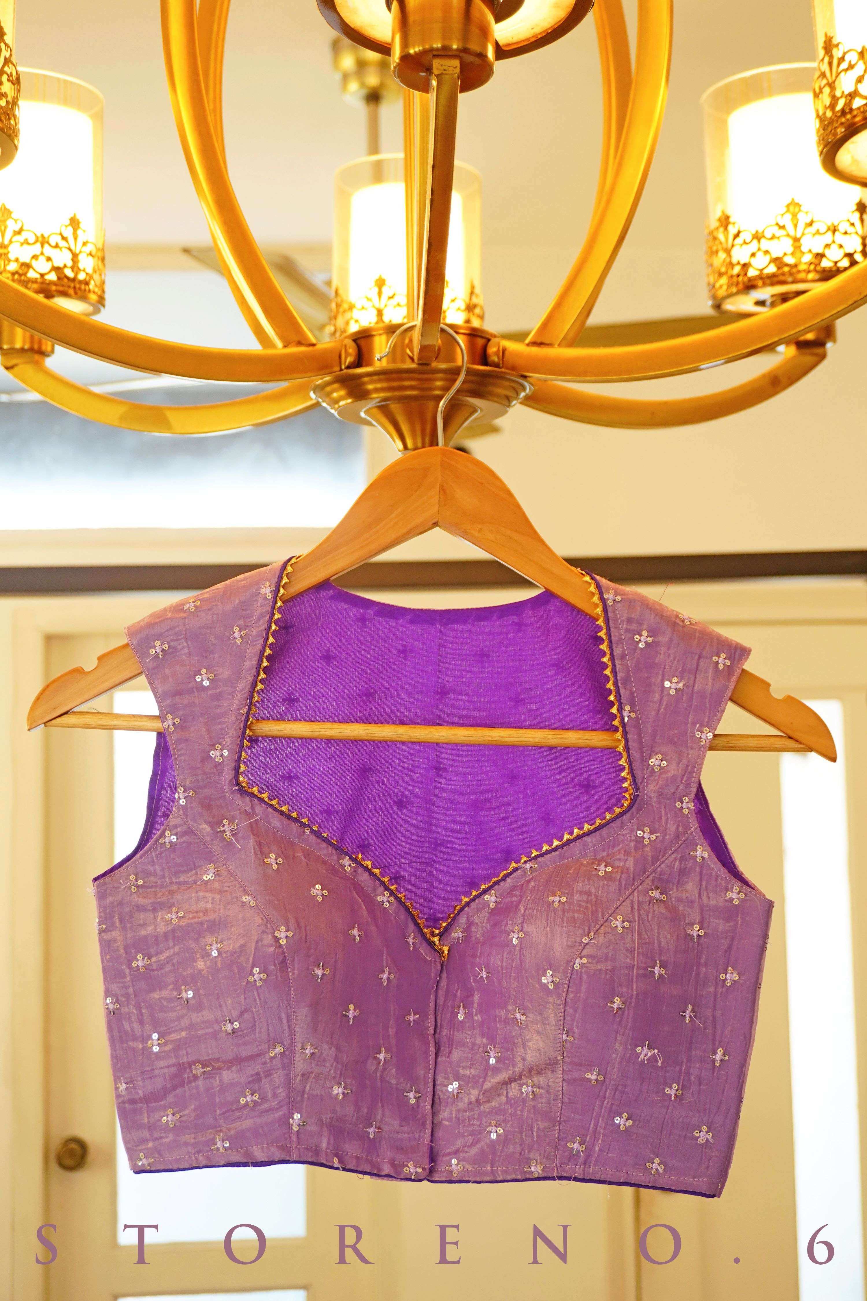 DUSK VIOLET BLOUSE