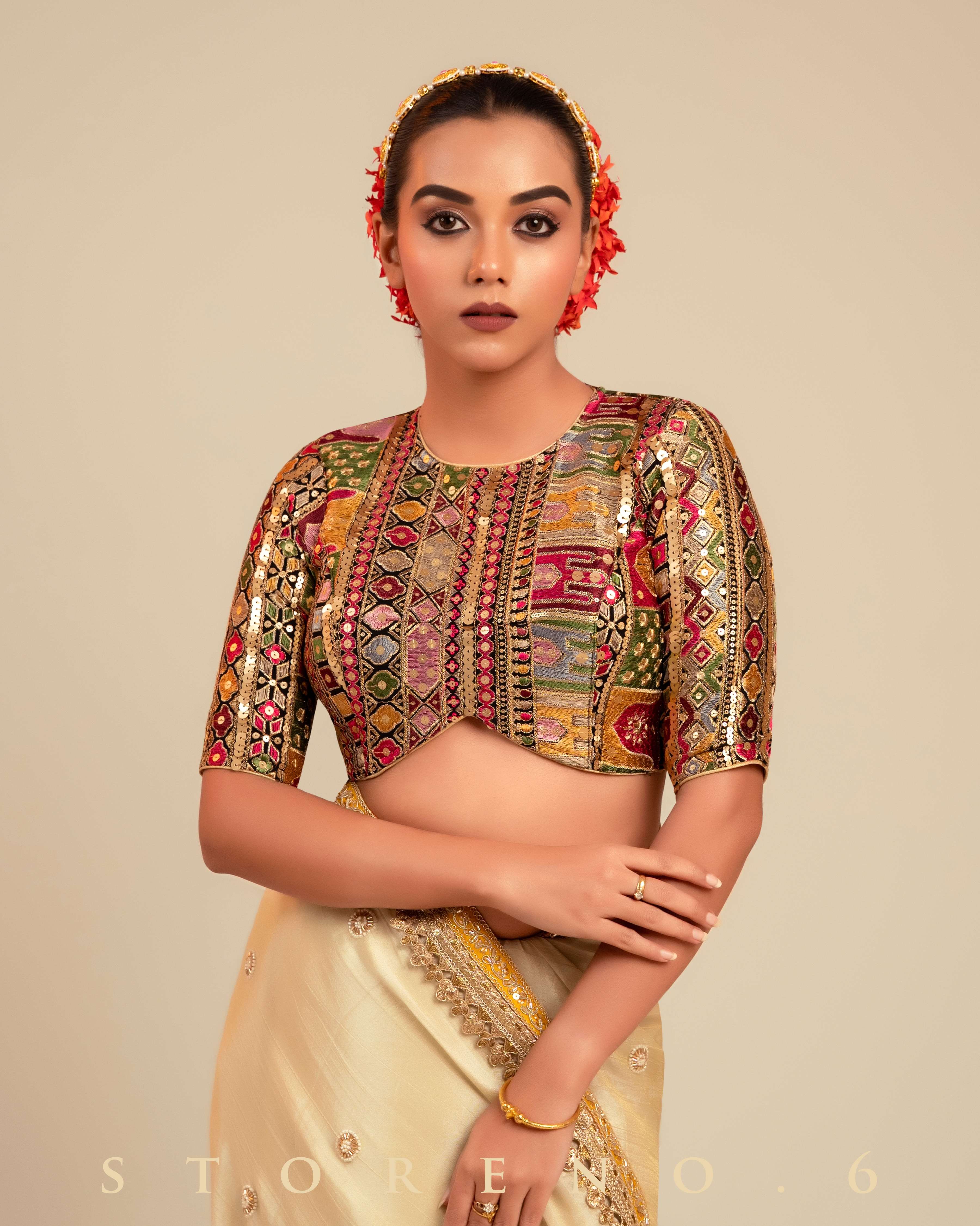 GUL KAARI SIAH EDGE BLOUSE