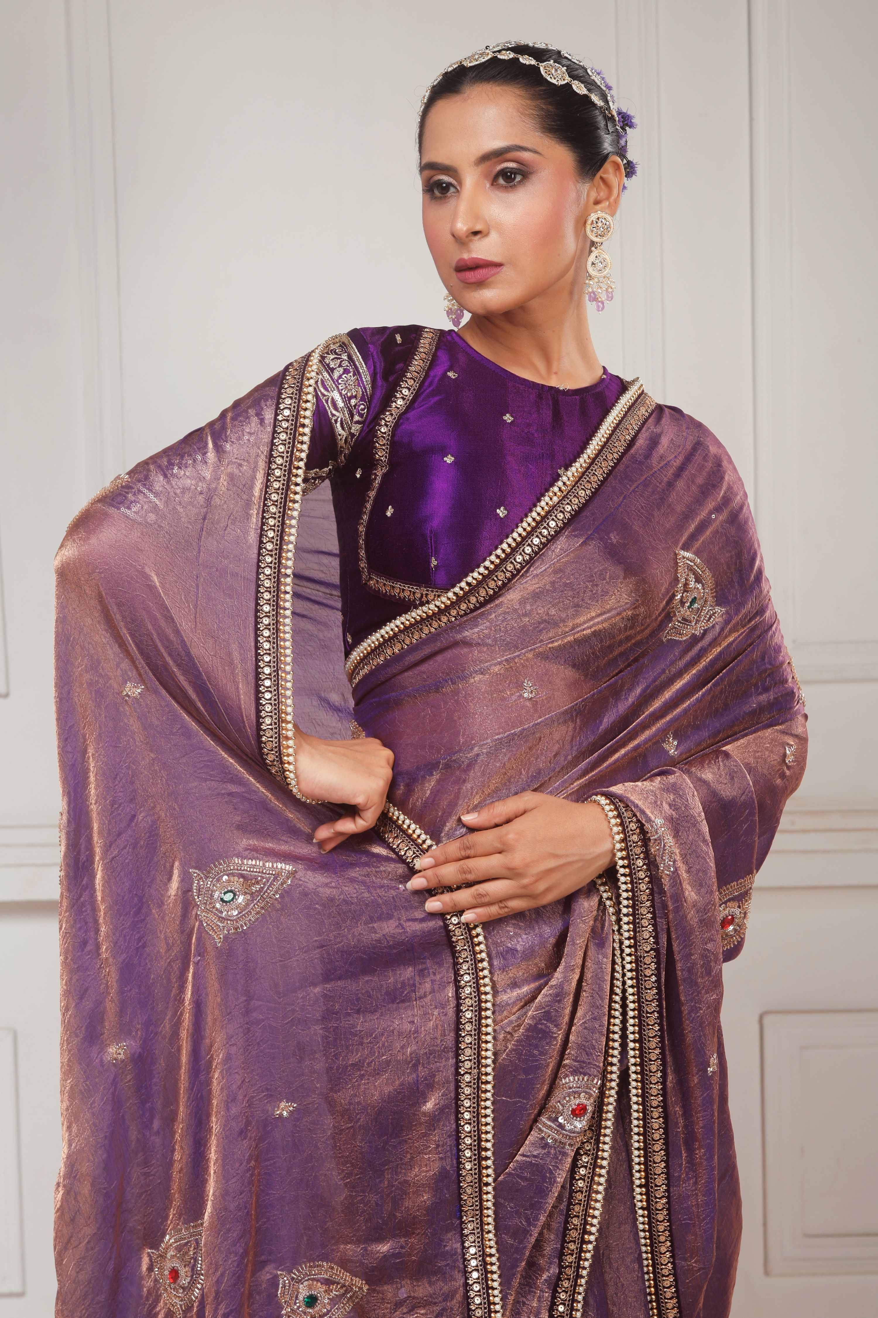 MEHFIL MUSE SAREE WITH TIMELESS TEMPTATION BLOUSE