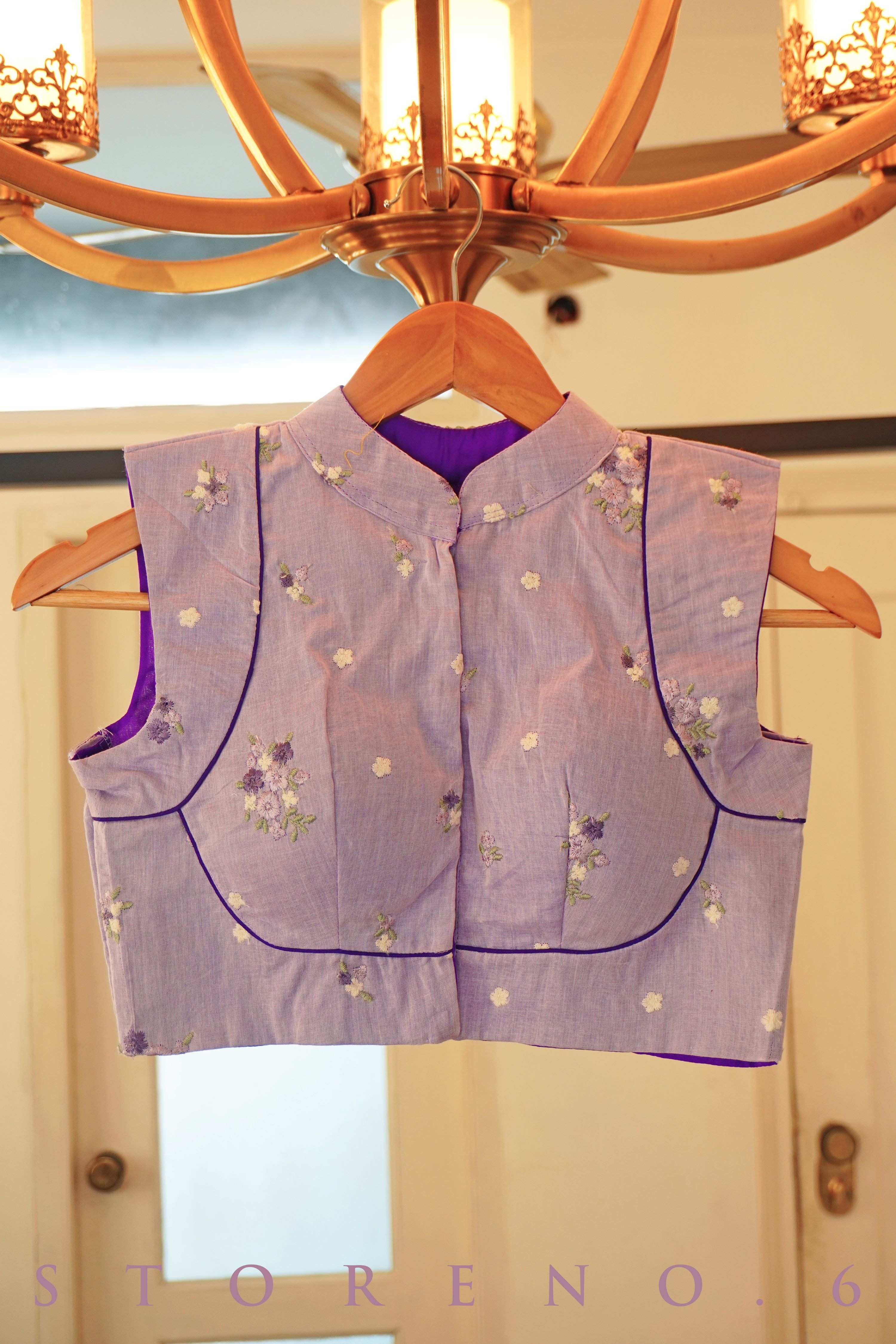 VIOLET WHISPER BLOUSE